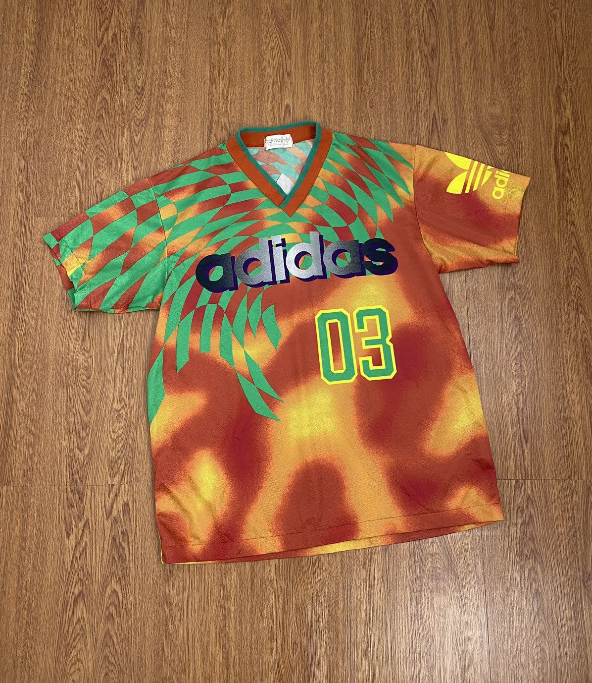 Adidas Vintage adidas jersey Size US L / EU 52-54 / 3 - 1 Thumbnail