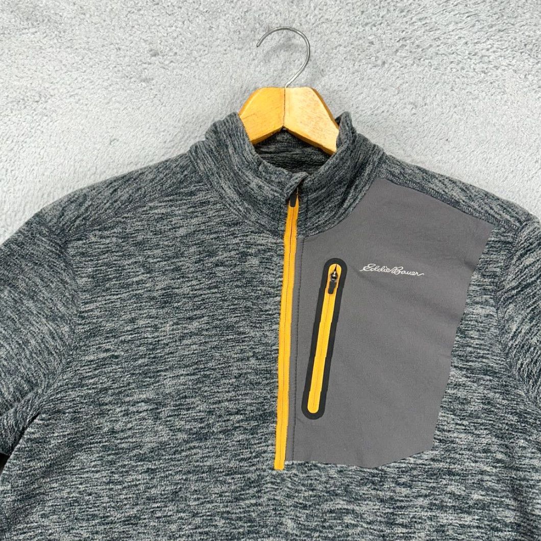 Eddie Bauer Eddie Bauer First Ascent Jacket Mens Medium Gray Fleece Quarter Zip Pullover Size US M / EU 48-50 / 2 - 2 Thumbnail