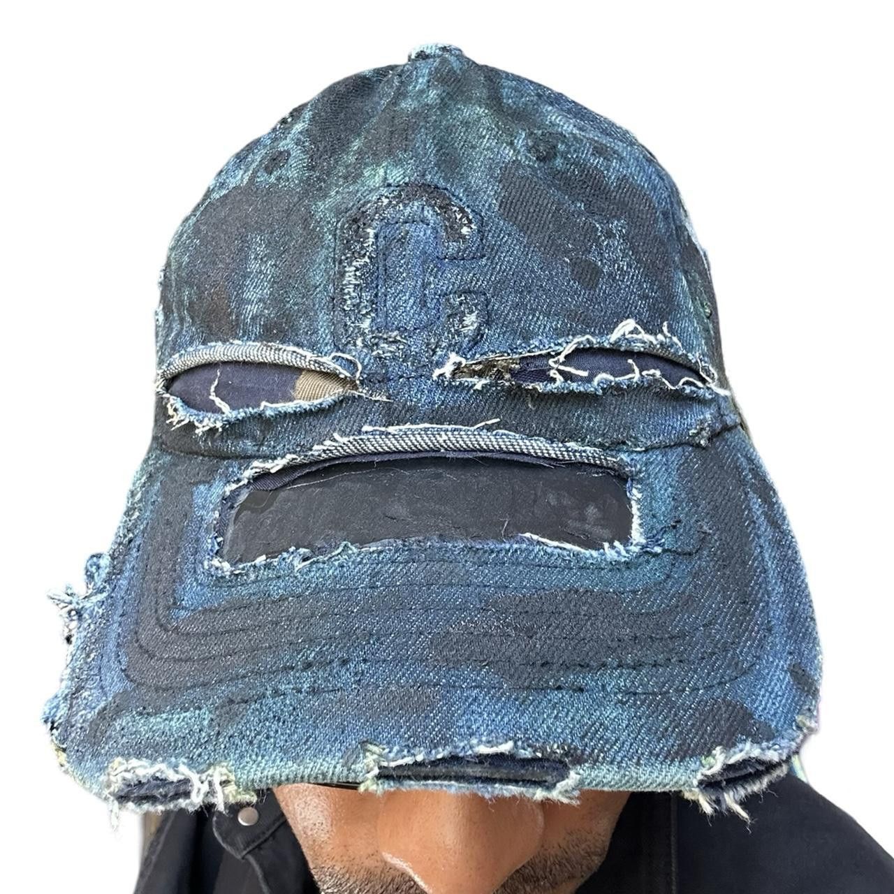 Other ASTROBOI* Black and Blue Faded Denim Hat Size ONE SIZE - 4 Thumbnail