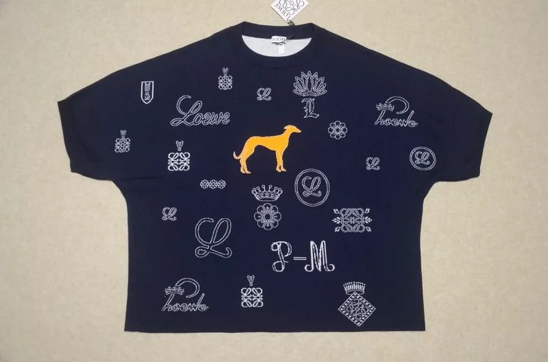 Loewe LOEWE Printed knit short sleeve T-shirt Size S / US 4 / IT 40 - 1 Thumbnail
