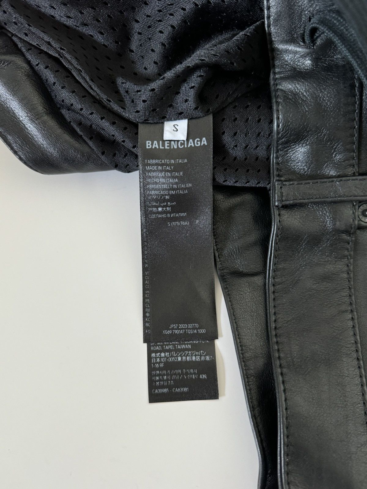 Balenciaga Balenciaga Leather Biker Moto Pants Size US 32 / EU 48 - 8 Thumbnail