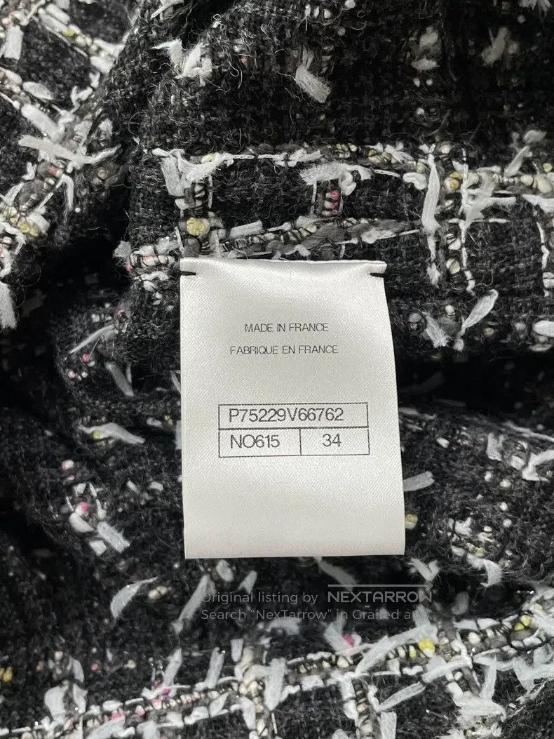 Chanel Chanel 23A tweed knitted coat Size XXS / US 00 / IT 34 - 5 Thumbnail