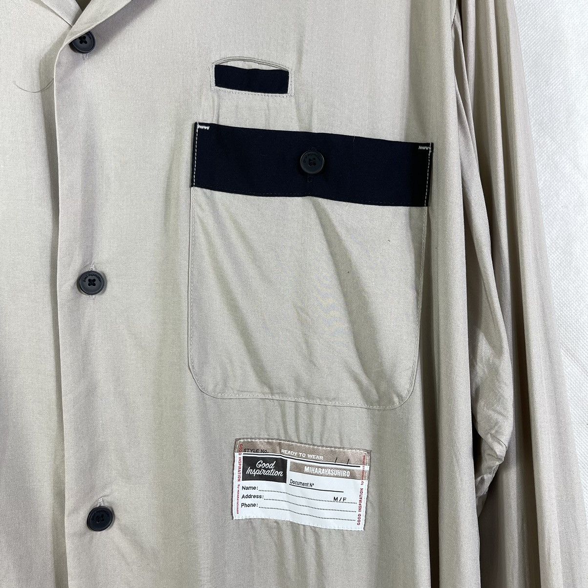 GU × Maison MIHARA YASUHIRO Miharayasuhiro Good Inspiration Collaboration Rayon Shirt Size US L / EU 52-54 / 3 - 3 Thumbnail