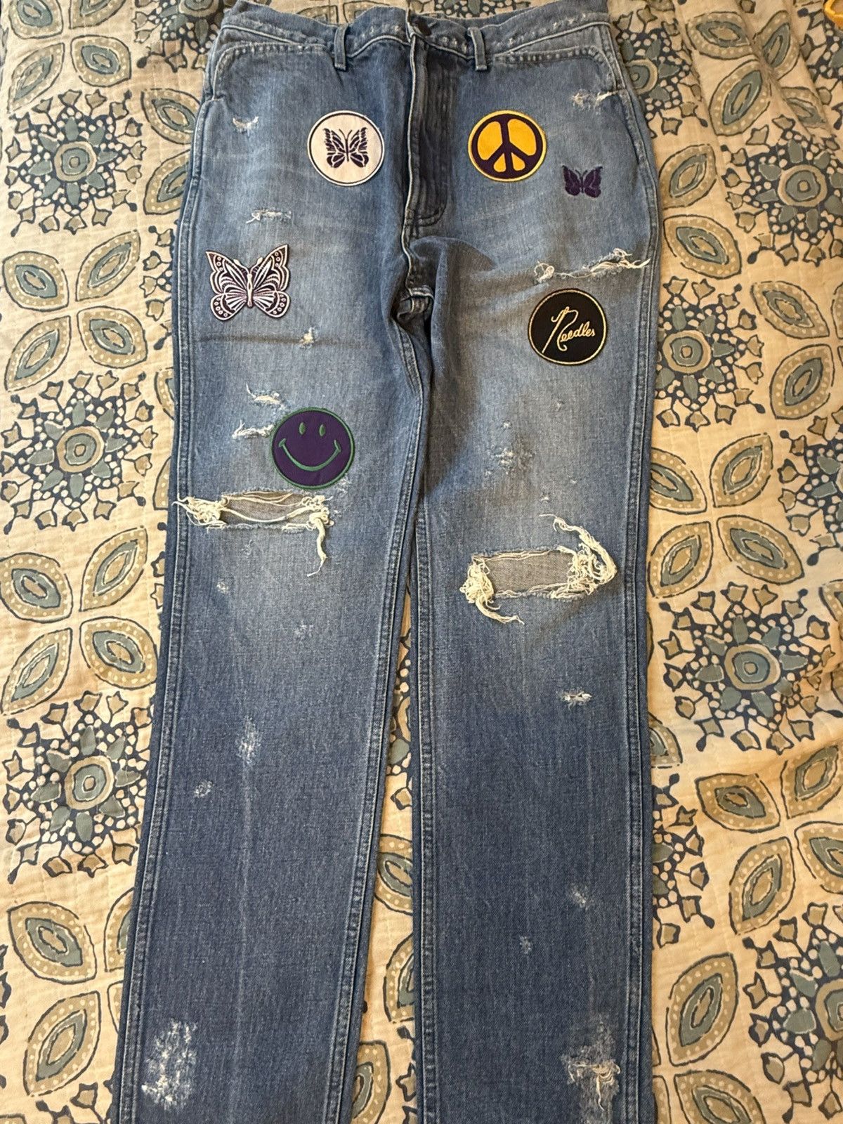 Needles Needles Assorted Patches Slim Jeans size MD Size US 32 / EU 48 - 1 Thumbnail