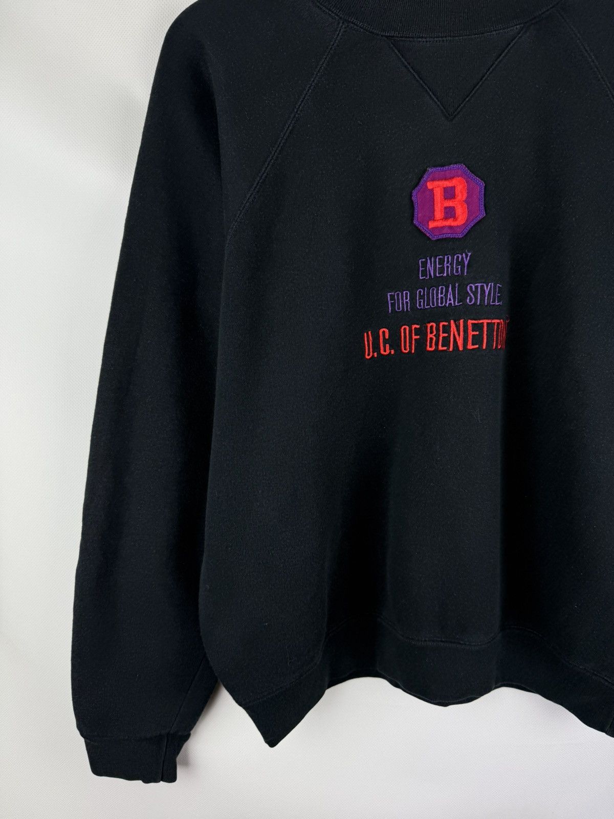 United Colors Of Benetton United Colors Of Benetton Embroidered Sweatshirt Pullover Size US M / EU 48-50 / 2 - 7 Thumbnail