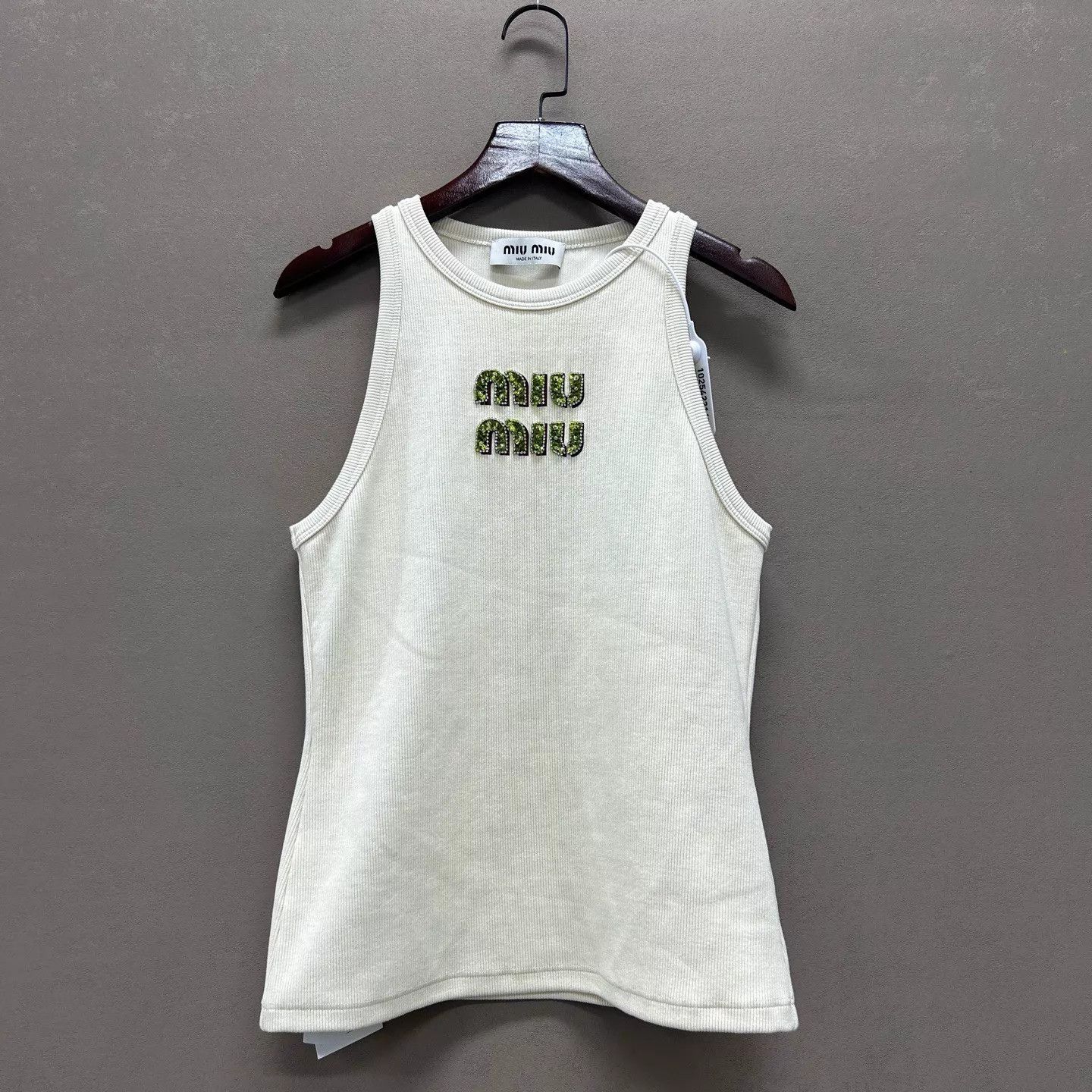 Miu Miu MIU MIU 99 New Logo Beaded XS Top Size XS / US 0-2 / IT 36-38 - 1 Thumbnail
