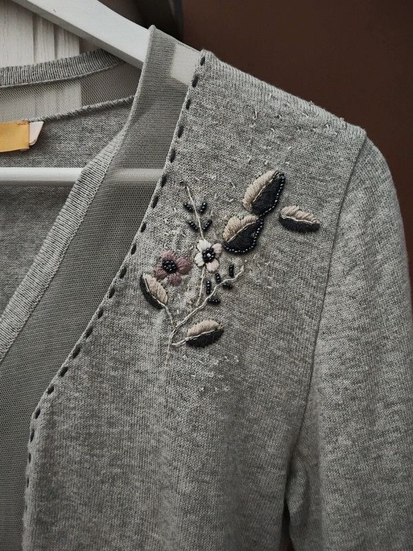 Other × Vintage BIBA cardigan Size M / US 6-8 / IT 42-44 - 3 Thumbnail