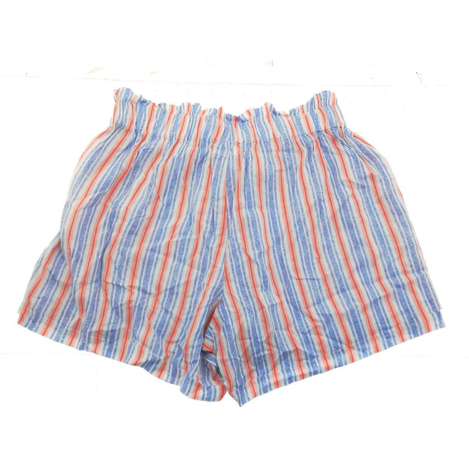 Other Jolie & Joy MultiColored Striped Tie Belt Shorts - Size 2X Size 40" / US 18 - 2 Thumbnail