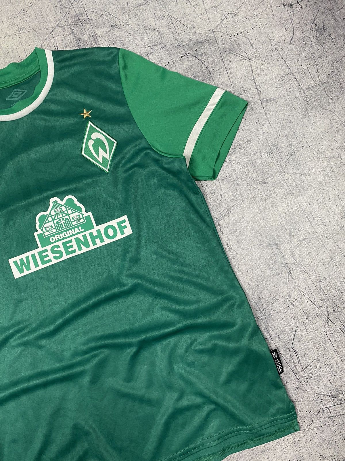Umbro × Vintage UMBRO FC WERDER BREMEN 2019/2020 SOCCER JERSEY Size US S / EU 44-46 / 1 - 4 Thumbnail