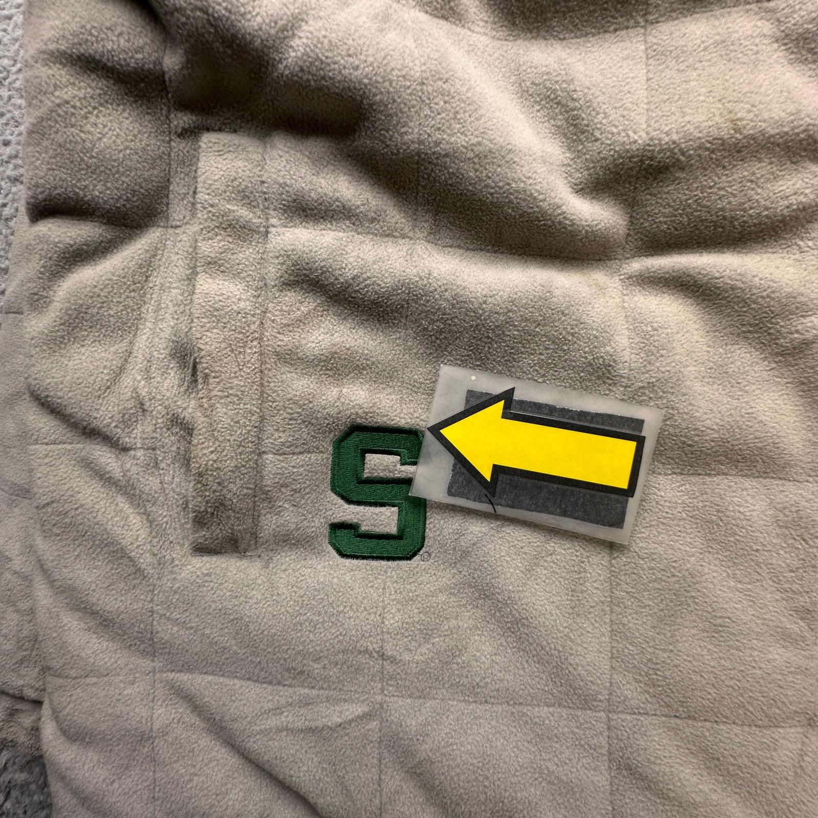 Nike VTG Nike Team Michigan State Reversible Quilted Jacket XL Size US XL / EU 56 / 4 - 8 Thumbnail