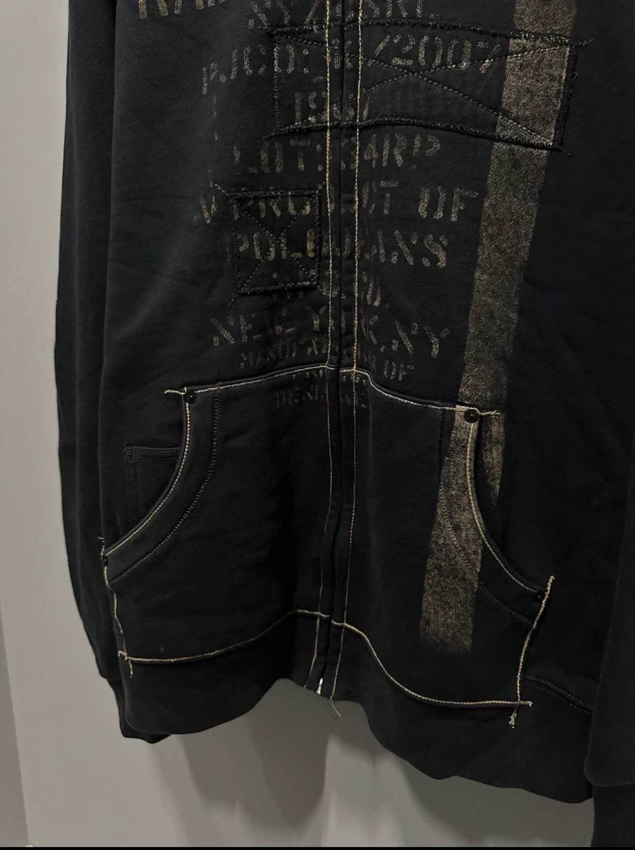 Polo Ralph Lauren Avant Garde Japanese Polo Ralph Lauren Zip Hoodie Y2K 2000s Size US XL / EU 56 / 4 - 5 Thumbnail