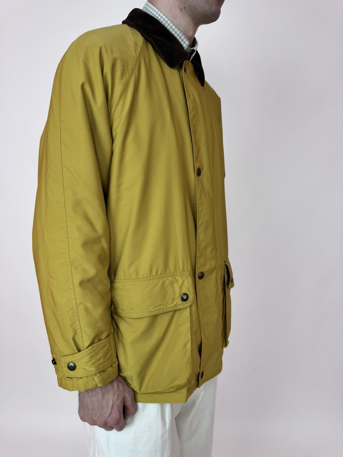 Herno Vintage Mens HERNO hunting Yellow Coat Jacket Heritage Size US L / EU 52-54 / 3 - 4 Thumbnail