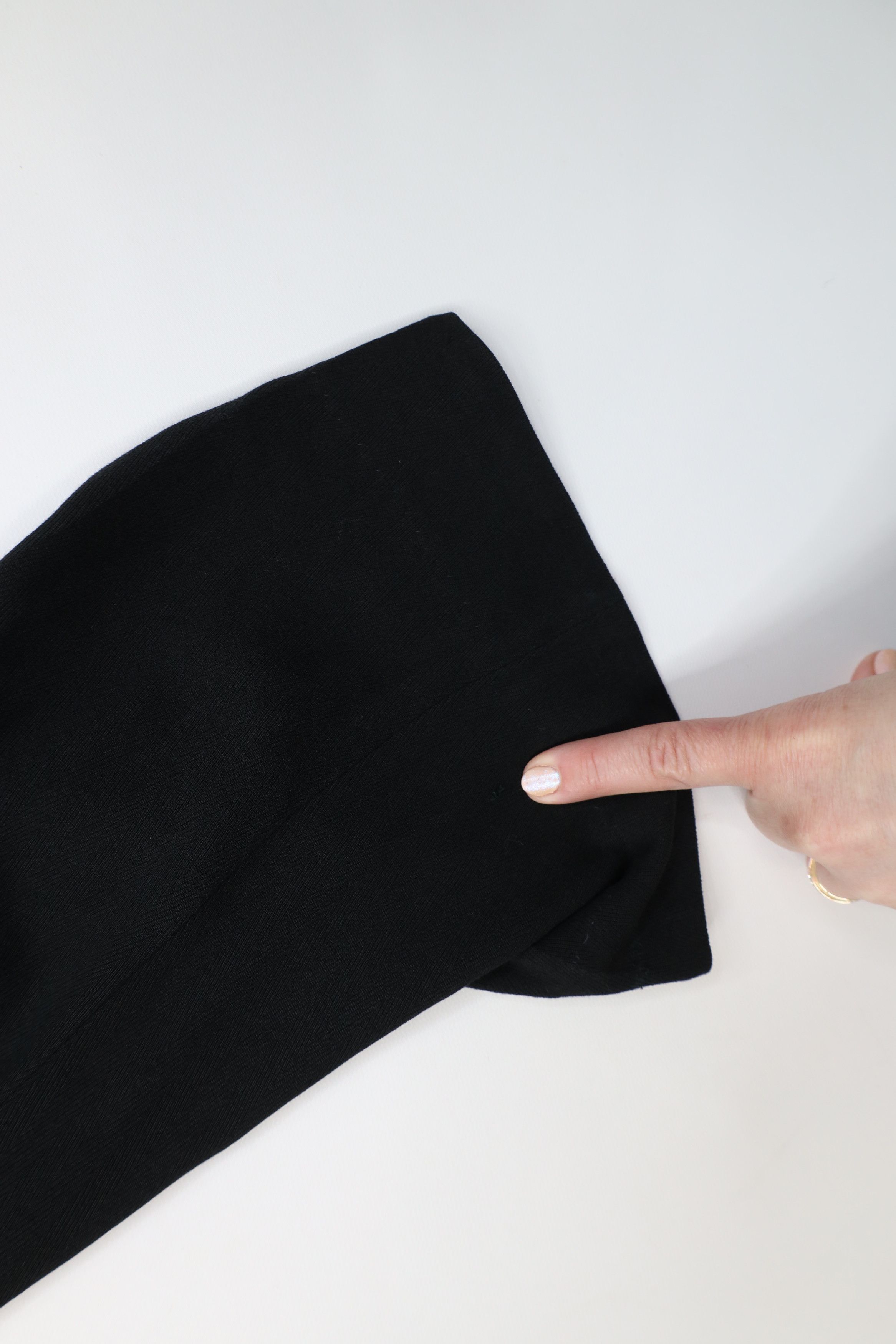 Vintage Vintage 90s Streetwear Herringbone Gabardine Wide Leg Pants Size 30" / US 8 / IT 44 - 6 Thumbnail