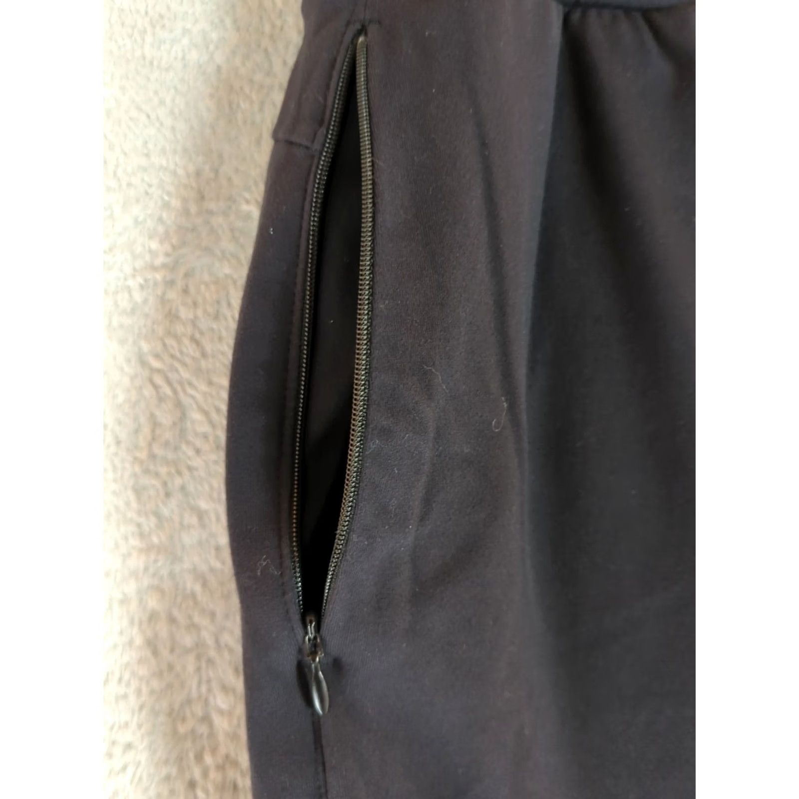 Vintage Public Rec Gamechanger Pants Mens 34x26 2 Black 1 Gray Nylon Spandex Tapered Ankle Zip Pocket Activewear Athleisure Slim Fit Regular Mens Size US 34 / EU 50 - 3 Thumbnail