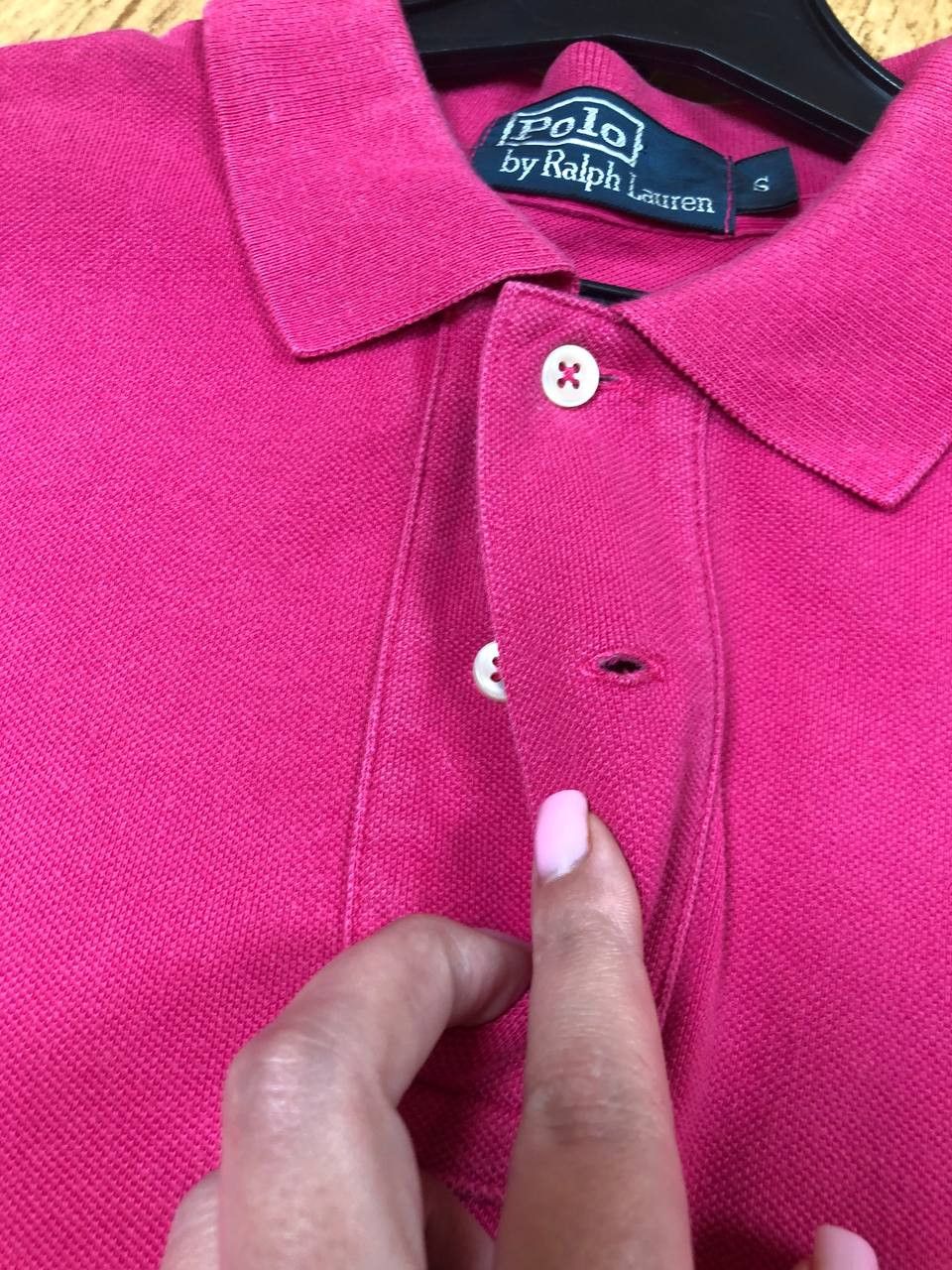 Polo Ralph Lauren Vintage Polo Ralph Lauren logo pink T-shirt Y2K Size US S / EU 44-46 / 1 - 8 Thumbnail
