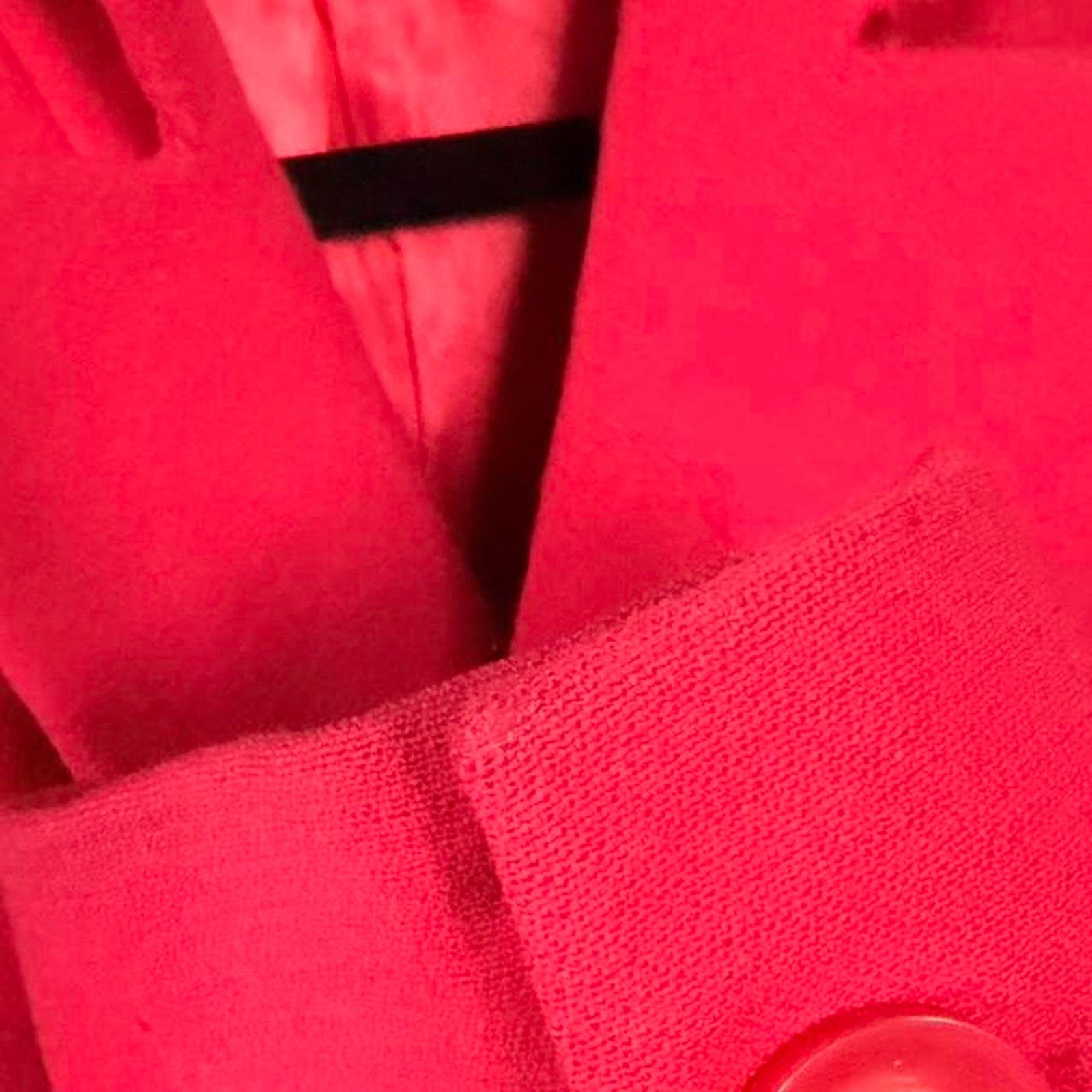 Emporio Armani Emporio Armani Hot Pink Fuchsia Double Breasted Knit Coat 10 Size L / US 10 / IT 46 - 8 Thumbnail