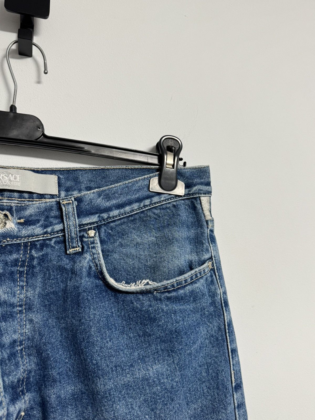 Versace Versace Men’s Blue Denim Jeans W36 EU50 Classic Straight Fit Size US 36 / EU 52 - 13 Thumbnail
