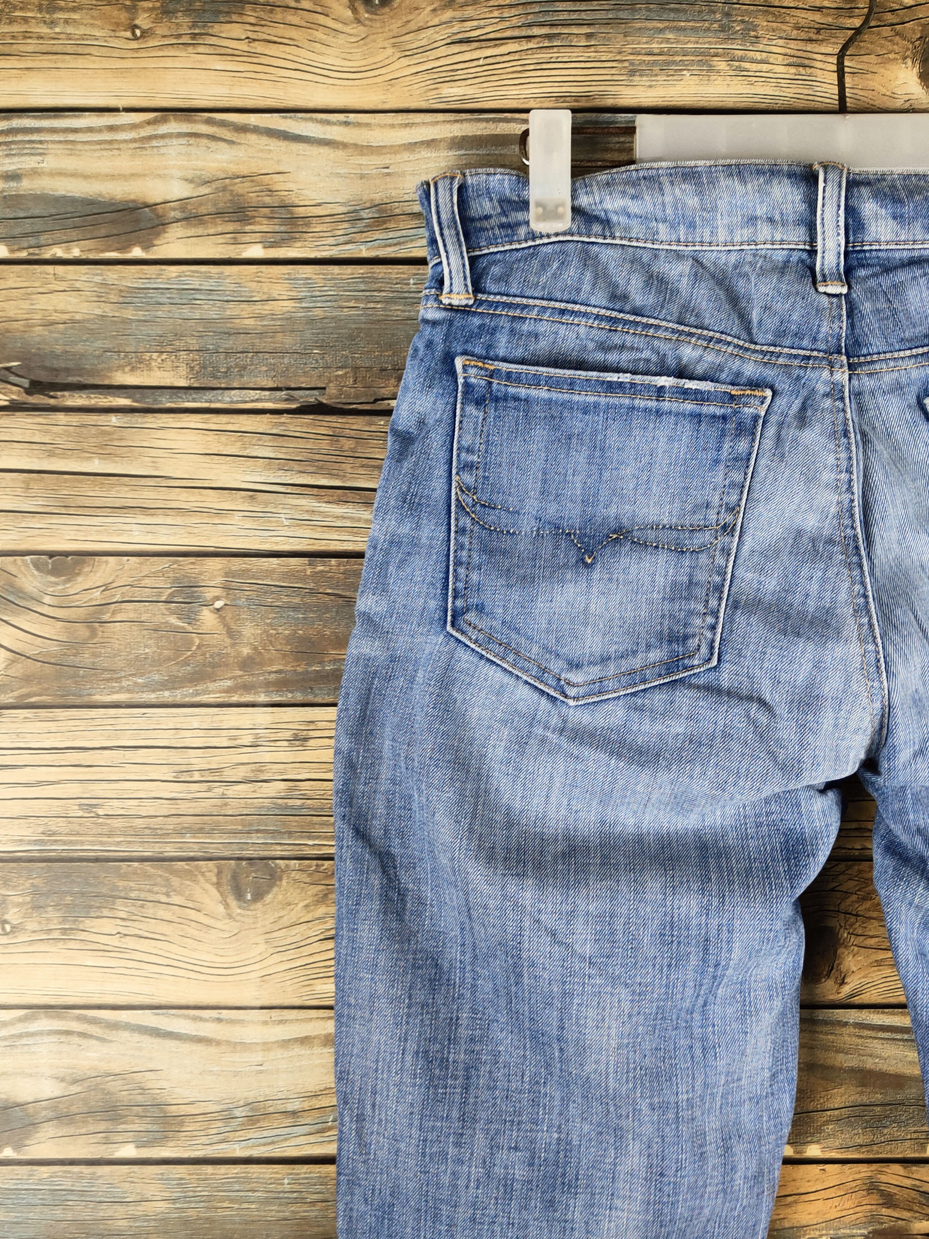 Polo Ralph Lauren Polo Ralph Lauren skinny Blue Ripped denim Jeans #46-901 Size US 31 - 8 Thumbnail
