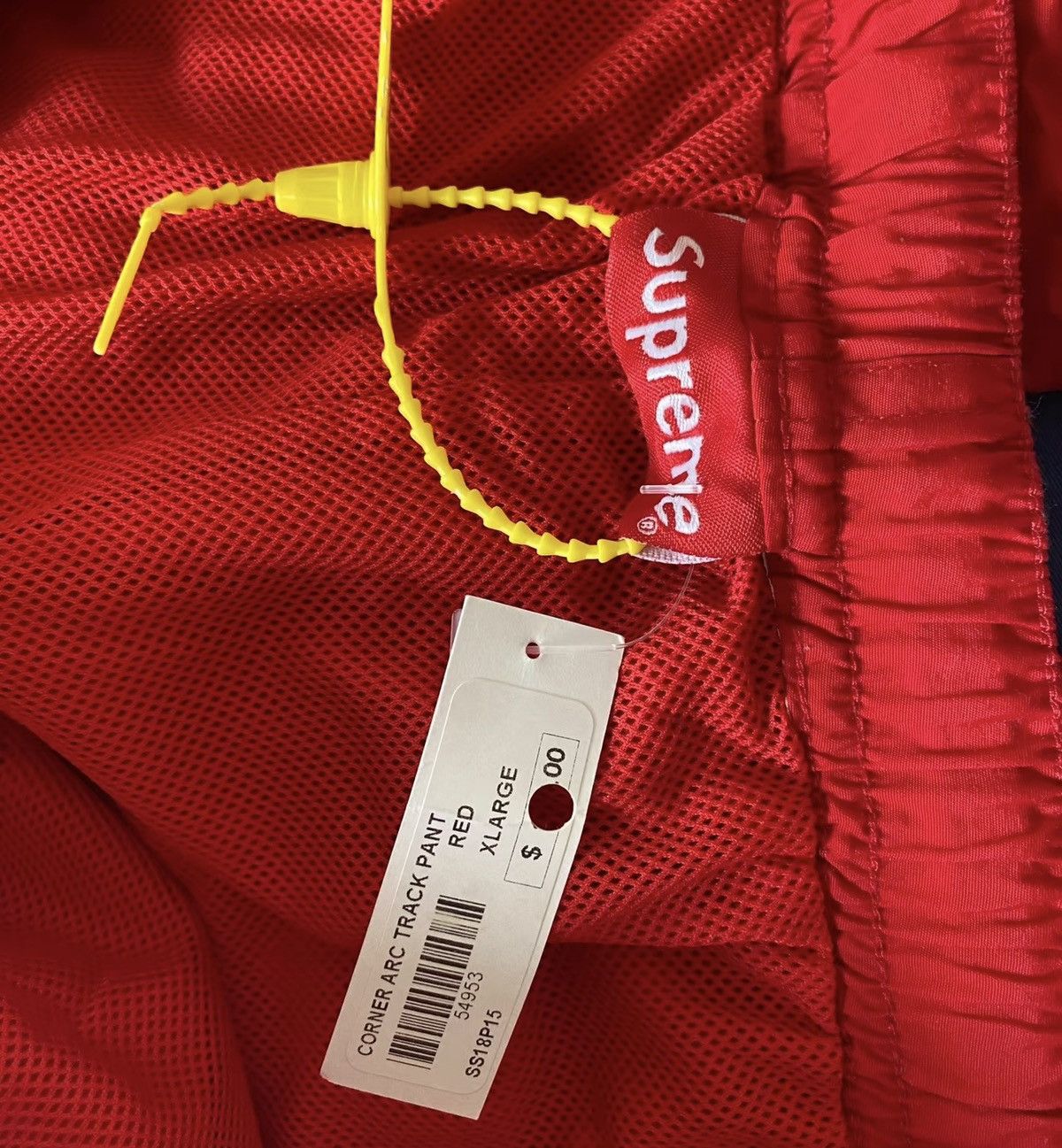 Supreme Supreme Corner Arc track pant red yellow Size US 36 / EU 52 - 6 Thumbnail