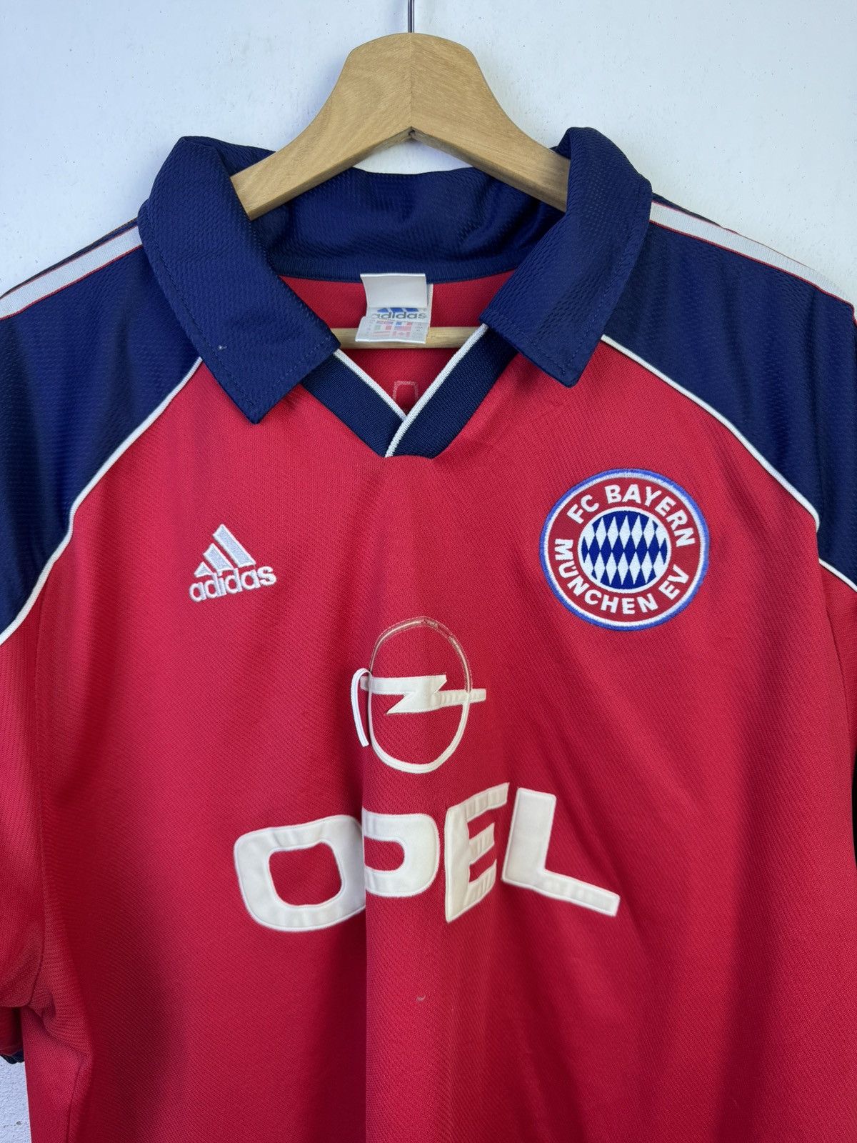 Adidas Vintage Bayern Munich Home football Jersey 1999 - 2001 Size US XL / EU 56 / 4 - 3 Thumbnail