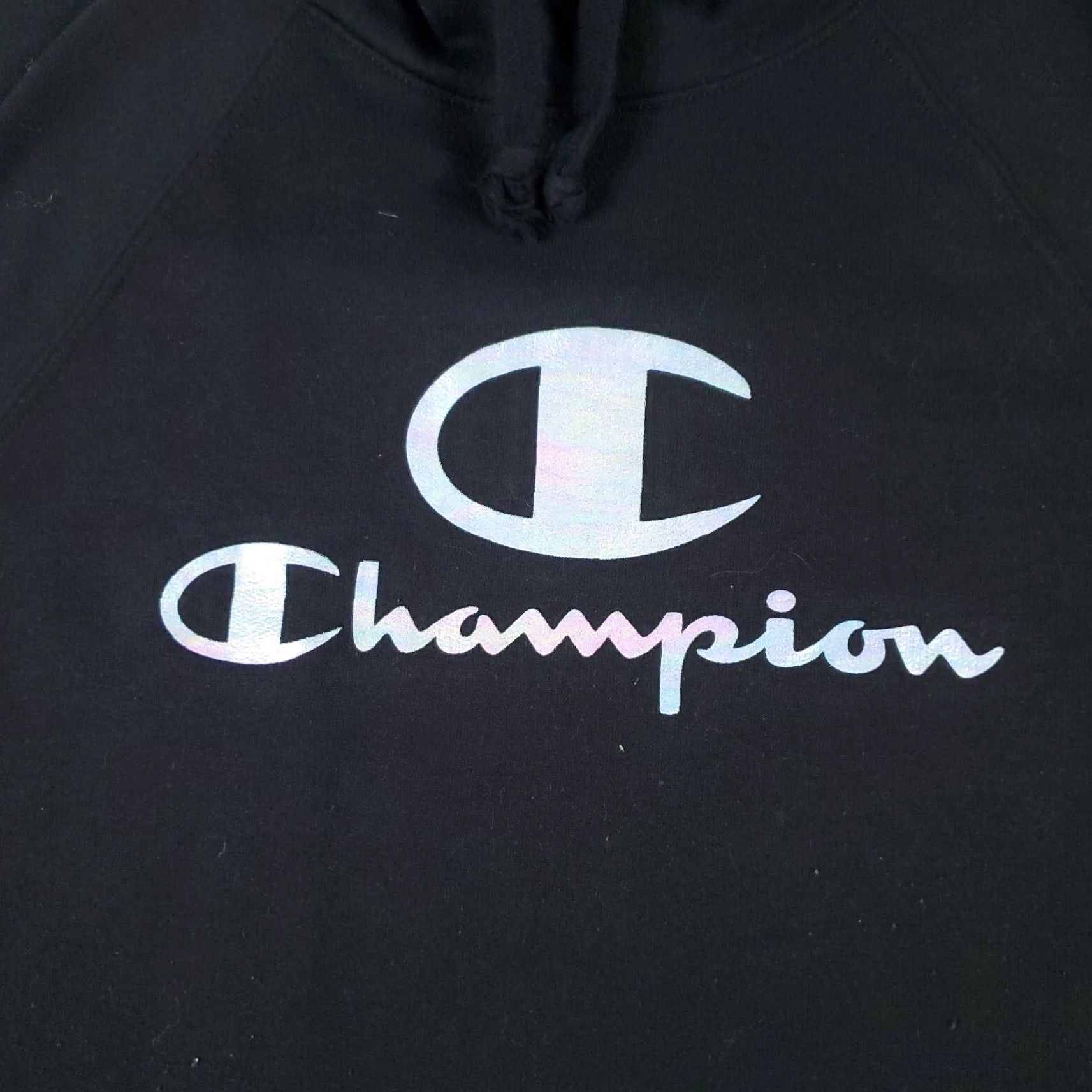 Champion Champion Sweater Womens Medium Black Casual Pullover Hoodie Sweatshirt Size M / US 6-8 / IT 42-44 - 2 Thumbnail