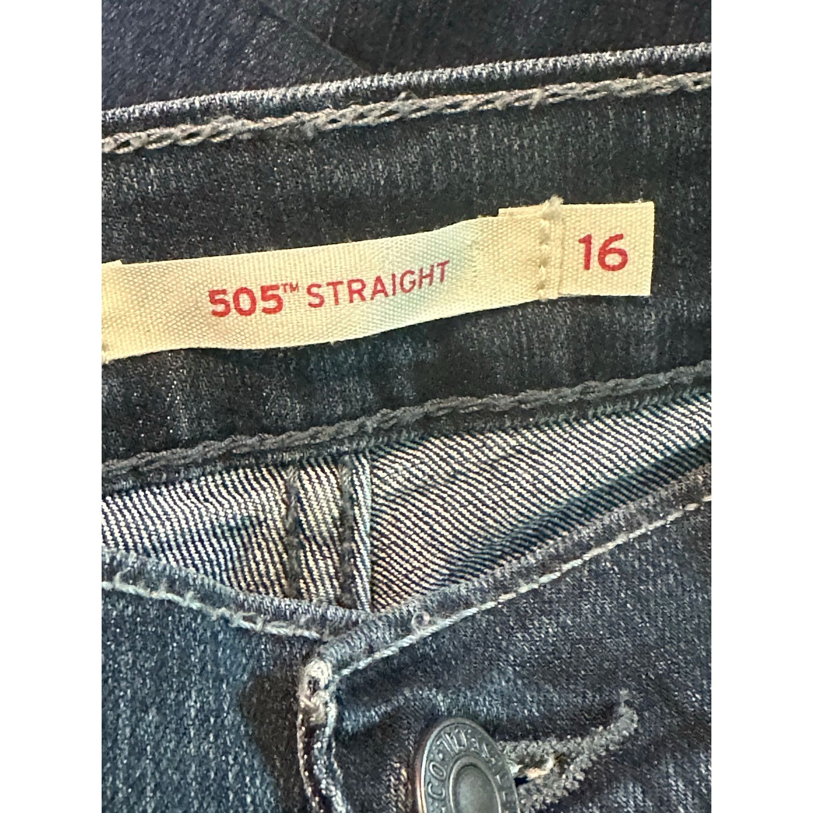 Levi's Levi’s 505 straight leg jeans size 16 Size 38" / US 16 / IT 52 - 3 Thumbnail