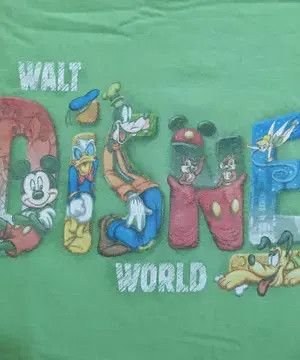 Disney Vintage Walt Disney World x Hanes Green Graphic Size US L / EU 52-54 / 3 - 7 Thumbnail