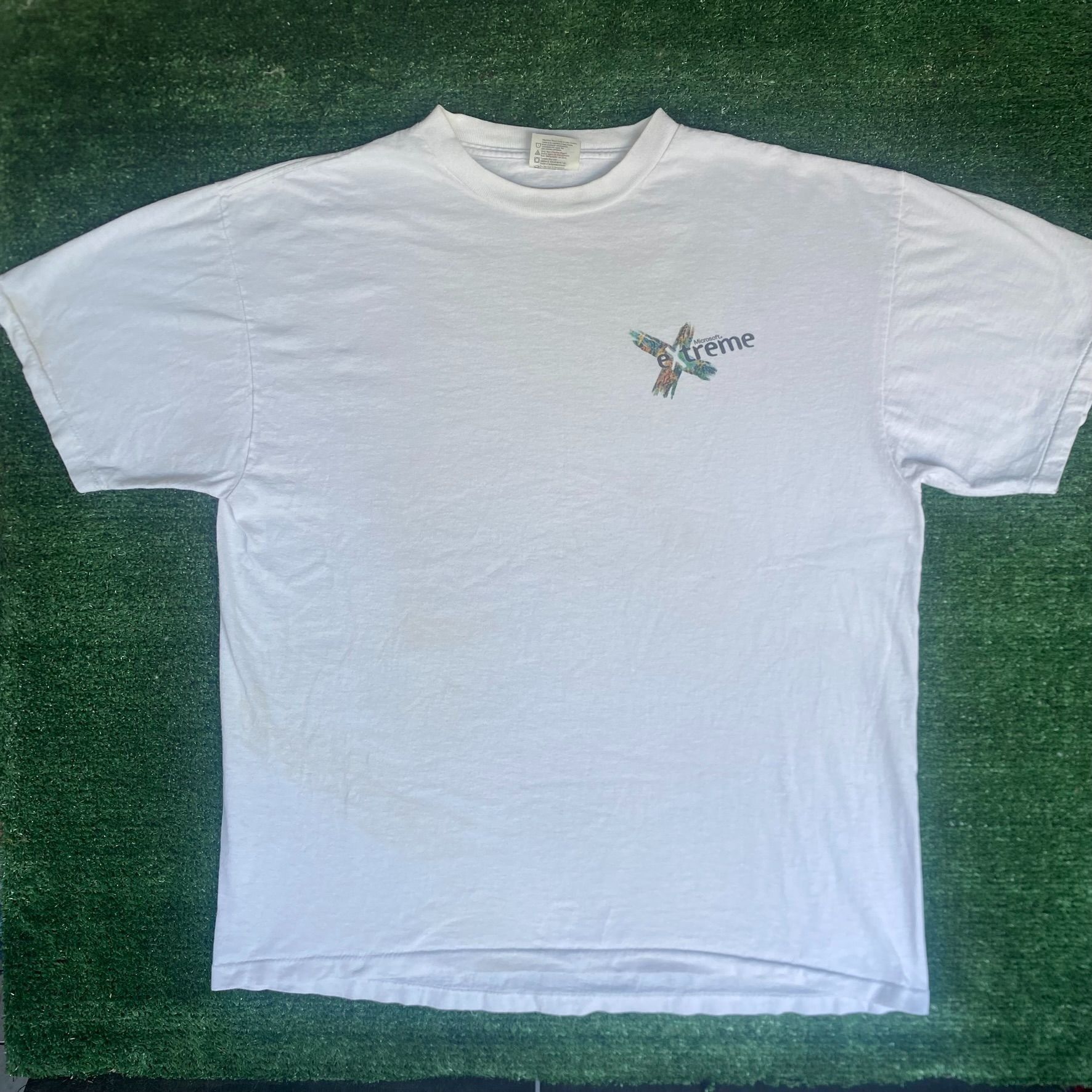 Microsoft Vintage 90s Microsoft Extreme Shirt Retro Computer Tech Tee Size US XL / EU 56 / 4 - 1 Thumbnail
