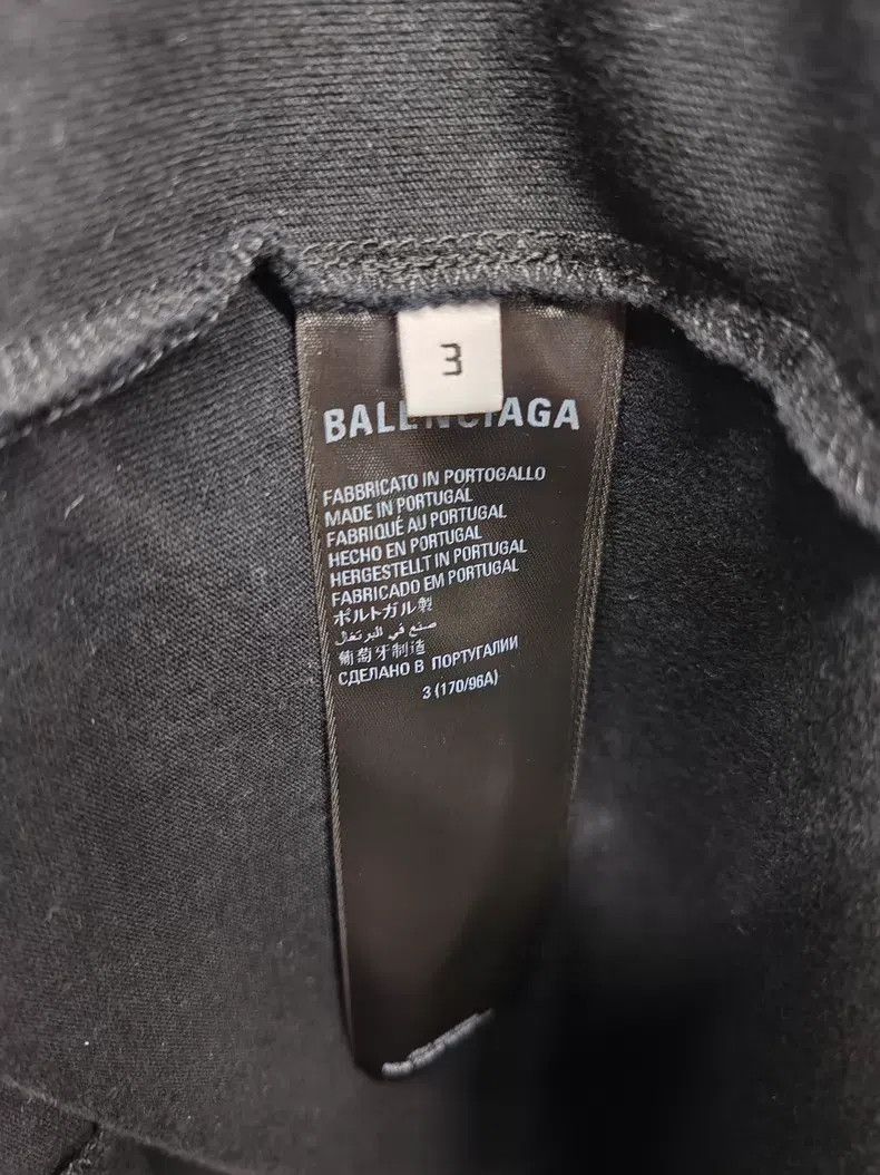 Balenciaga Balenciaga Trifecta Logo Short Sleeve T-Shirt, Black Size US L / EU 52-54 / 3 - 4 Thumbnail