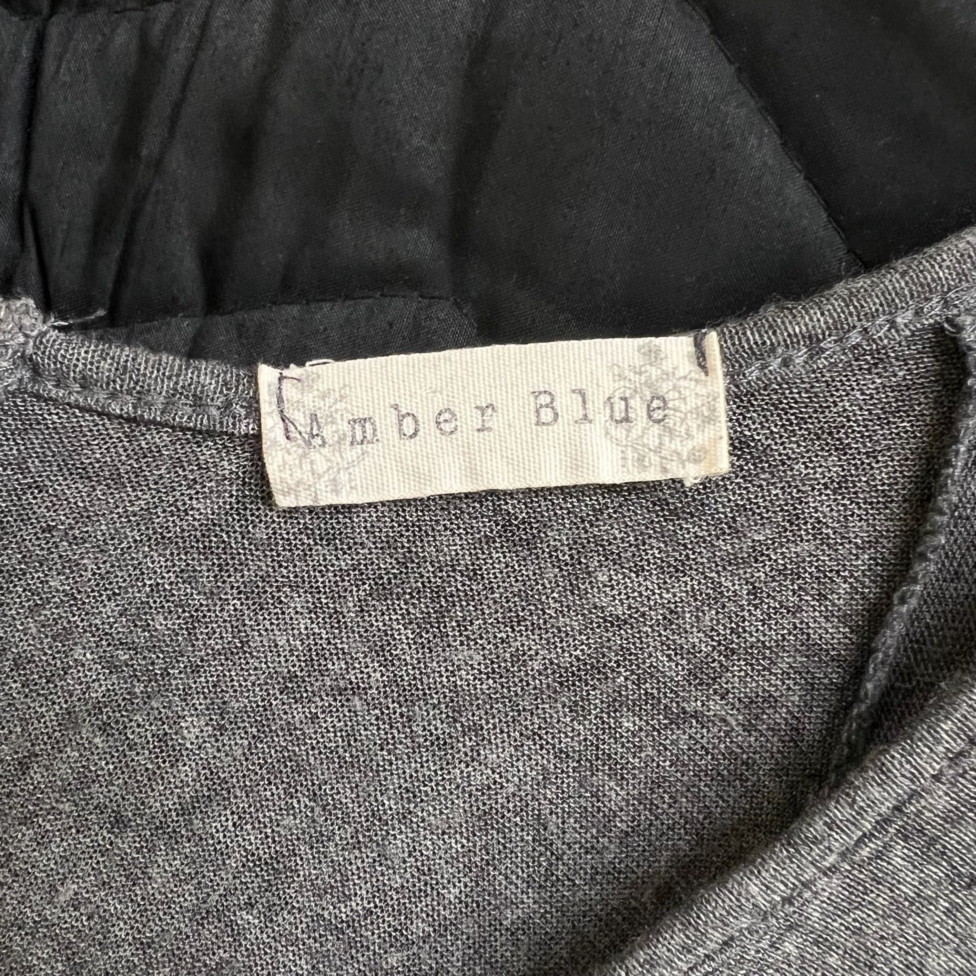 Other AMBER BLUE Gray Tunic Sweater 3/4 Sleeve Lightweight Rayon B Size M / US 6-8 / IT 42-44 - 5 Thumbnail