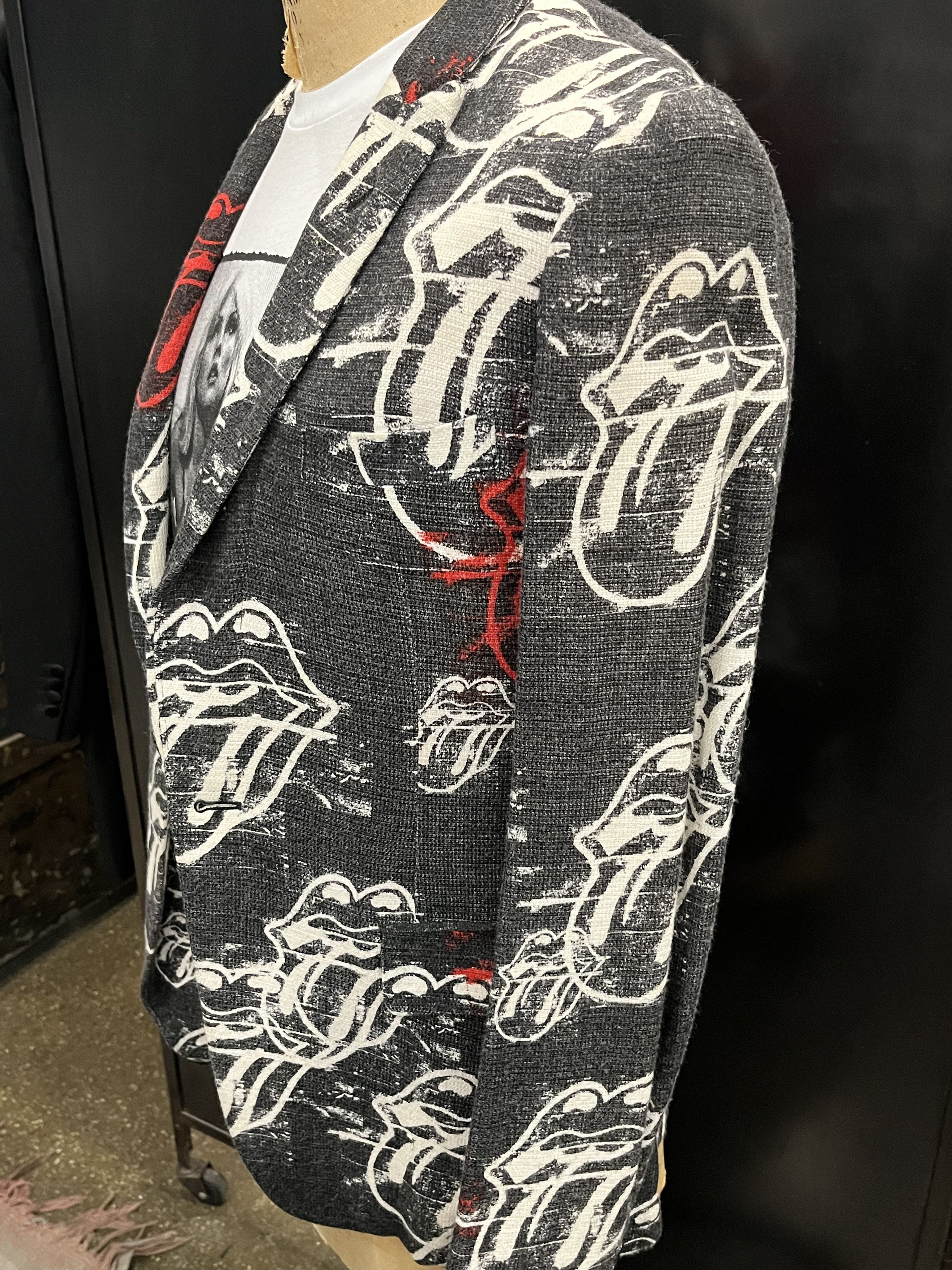Comme des Garcons Homme Plus Rolling Stone Logo Jacket Size US M / EU 48-50 / 2 - 3 Thumbnail