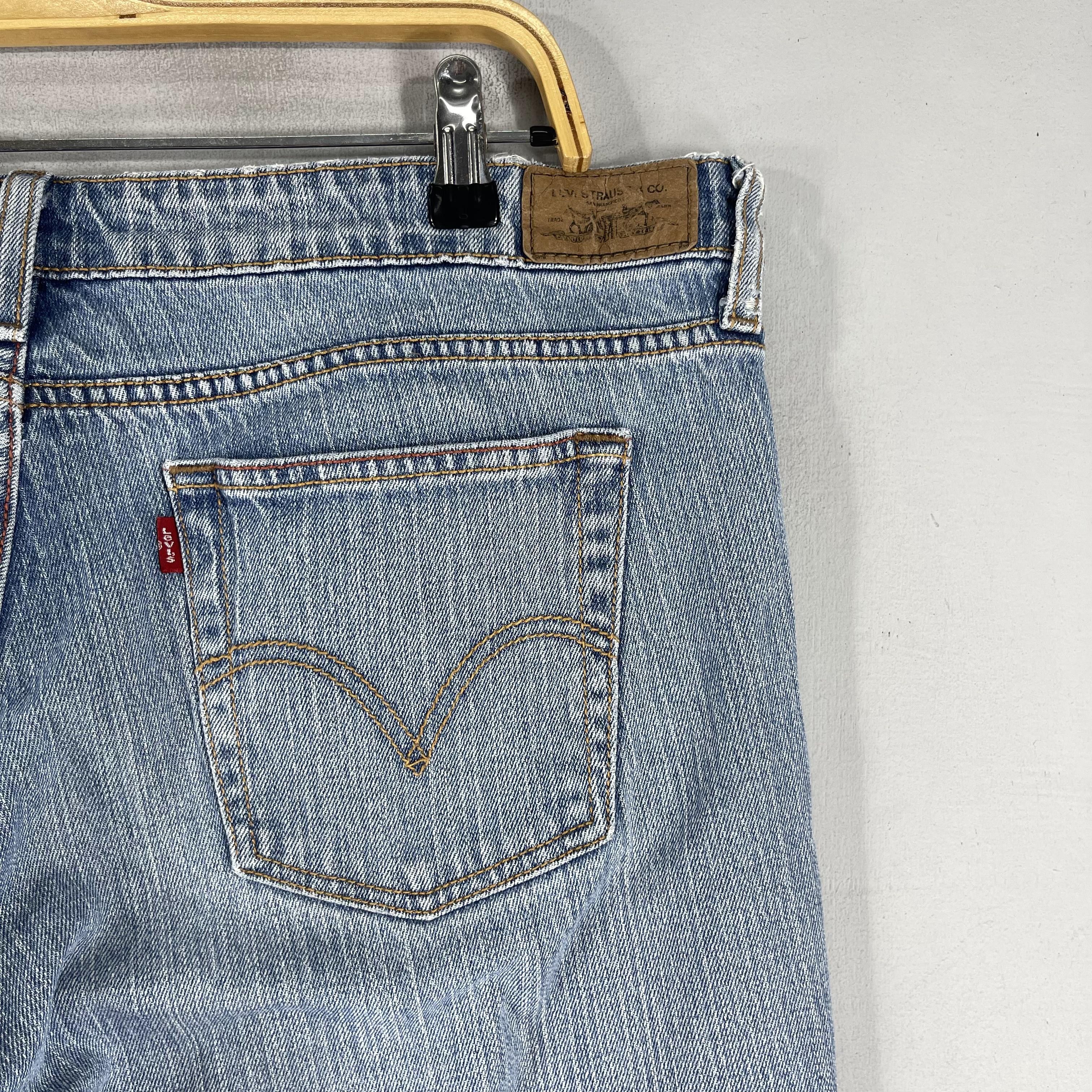Levi's × Vintage Size 37 Vintage Levis 545 Distressed Low Bootcut Jeans Size 37" - 8 Thumbnail