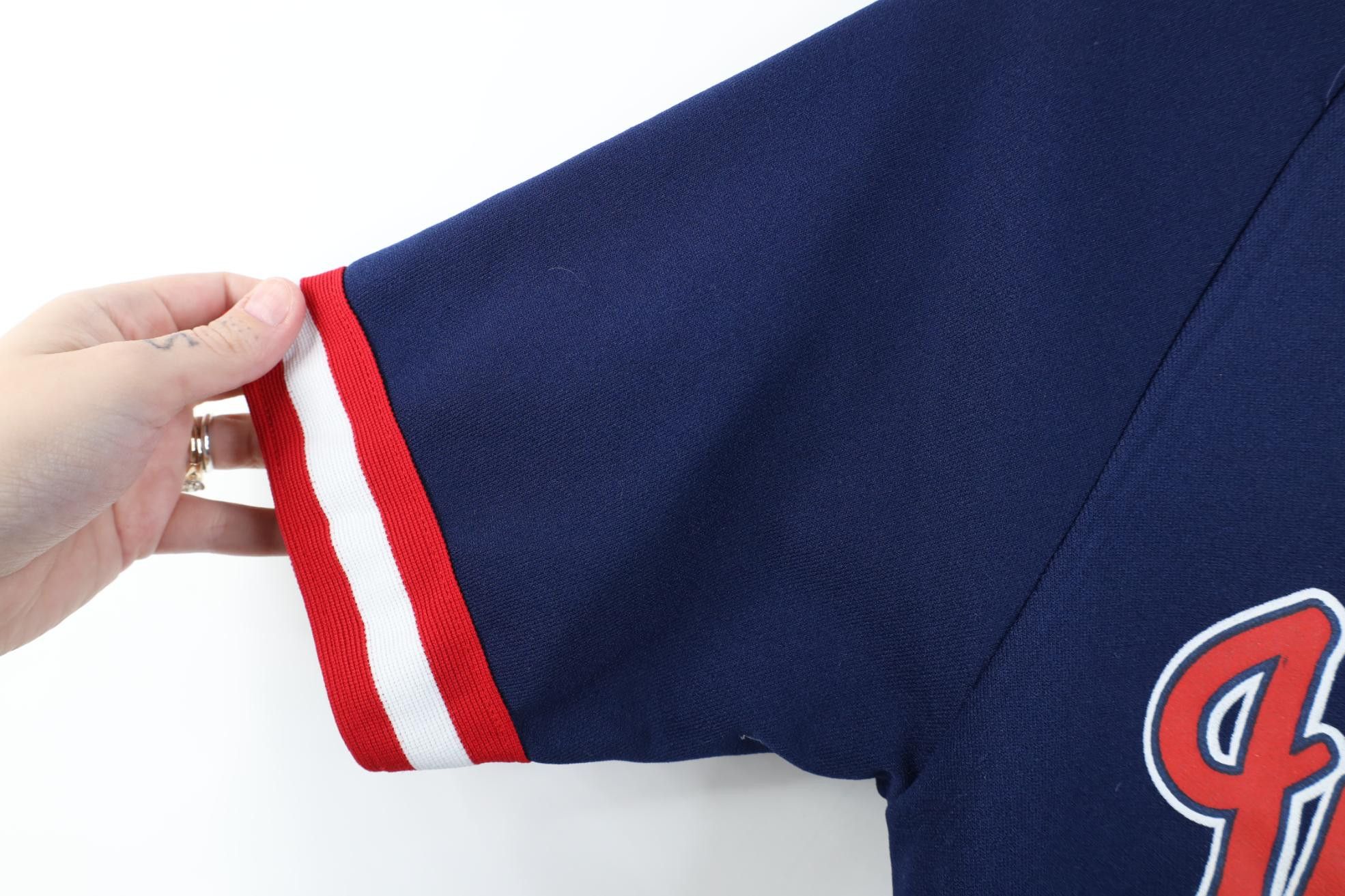 Vintage Vintage 90s Cleveland Indians Baseball Jersey Blue USA #2 Size US S / EU 44-46 / 1 - 10 Thumbnail