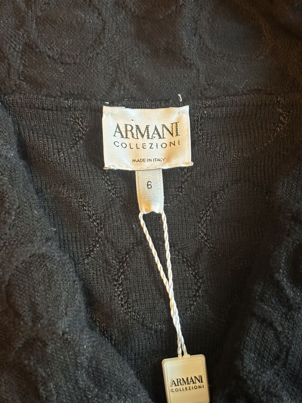 Armani Armani Collezioni jacket knitted Size S / US 4 / IT 40 - 2 Thumbnail