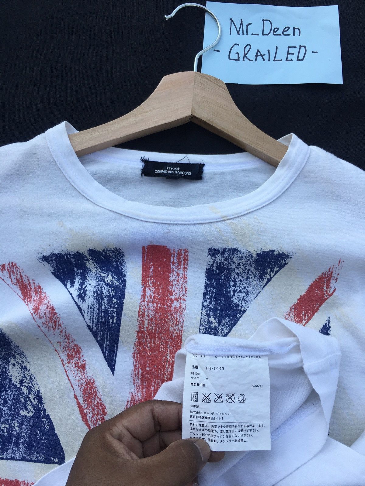 Comme des Garcons Rare tricot Comme Des Garcons US Flag Shirt Size M / US 6-8 / IT 42-44 - 10 Thumbnail