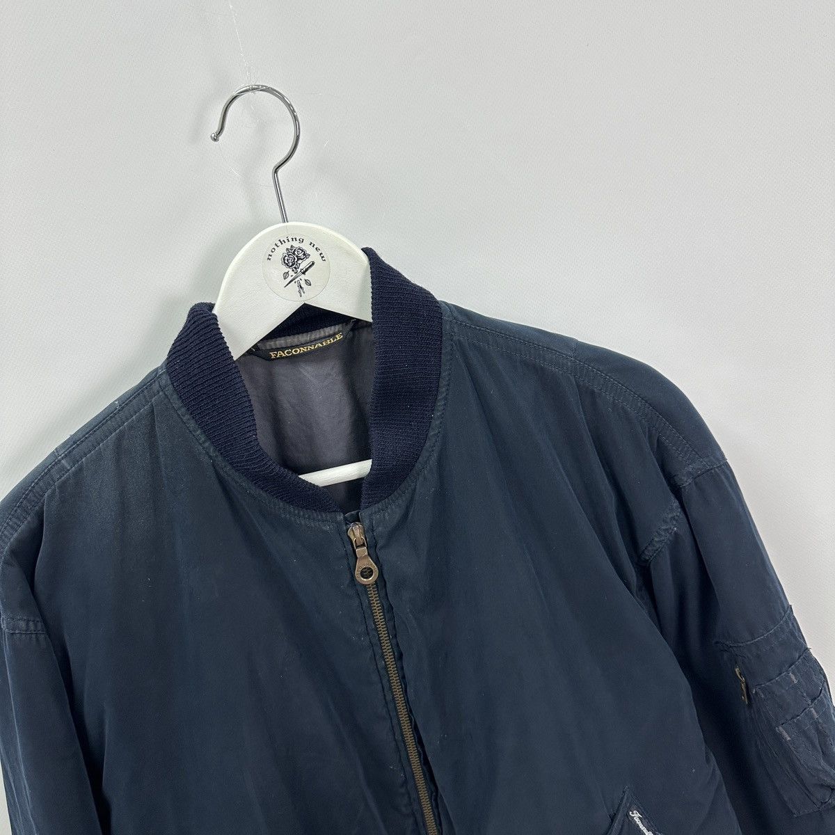Vintage Vintage 90s Faconnable Albert Goldberg France bomber jacket Size US M / EU 48-50 / 2 - 5 Thumbnail