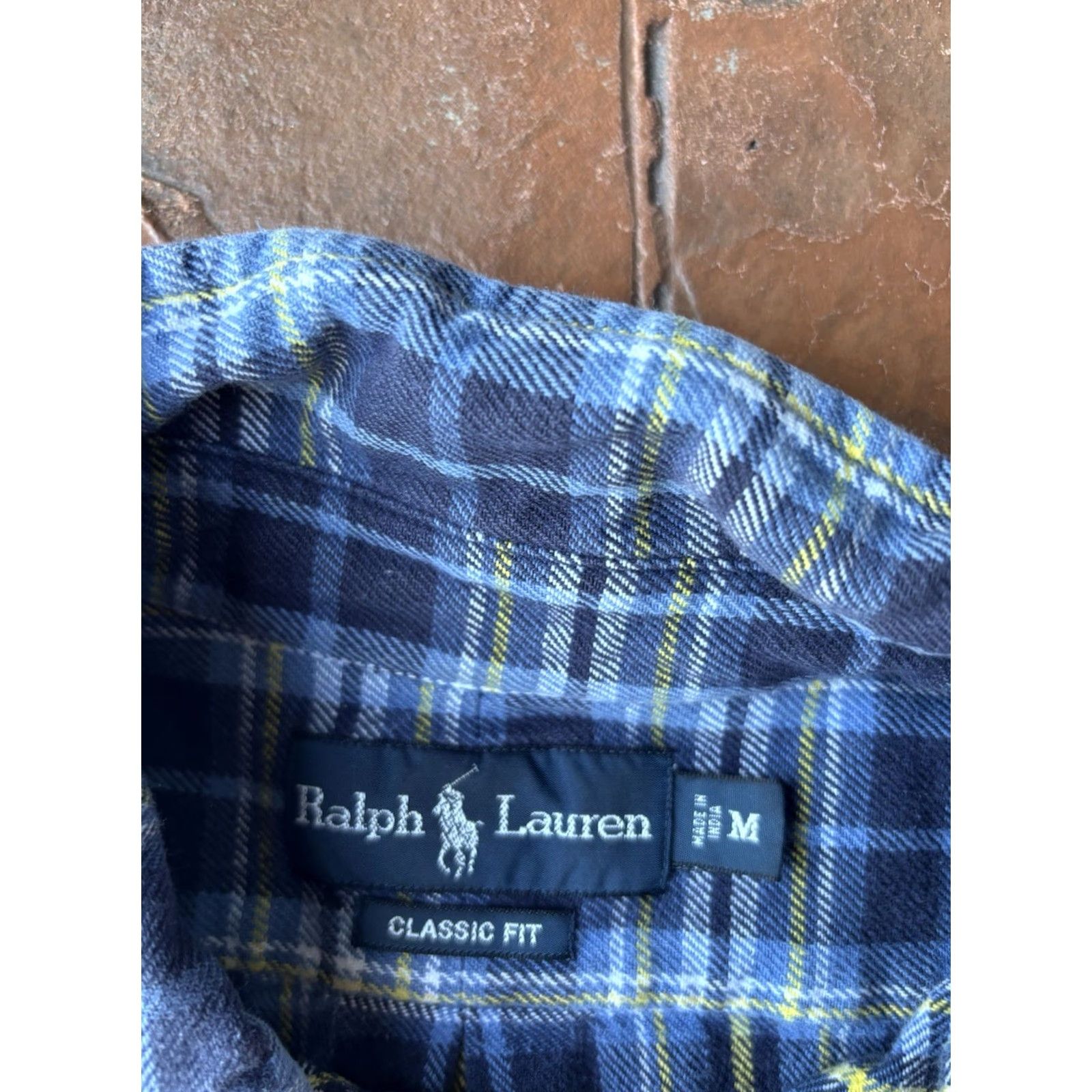 Ralph Lauren VINTAGE Ralph Lauren Classic Fit Button Up Shirt Men’s M Plaid Blue Long Sleeve Size US M / EU 48-50 / 2 - 2 Thumbnail