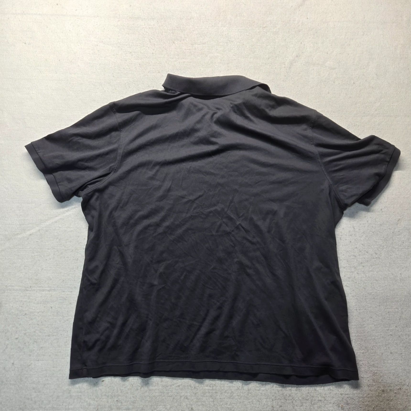 Murano Murano Polo Shirt Gray Cotton Self Soft Performance Golf Adult Men's 4XT Tall Shirt Polo Gray Cotton Murano Golf 4XT Mens Summer 90s? Size US XXL / EU 58 / 5 - 7 Thumbnail