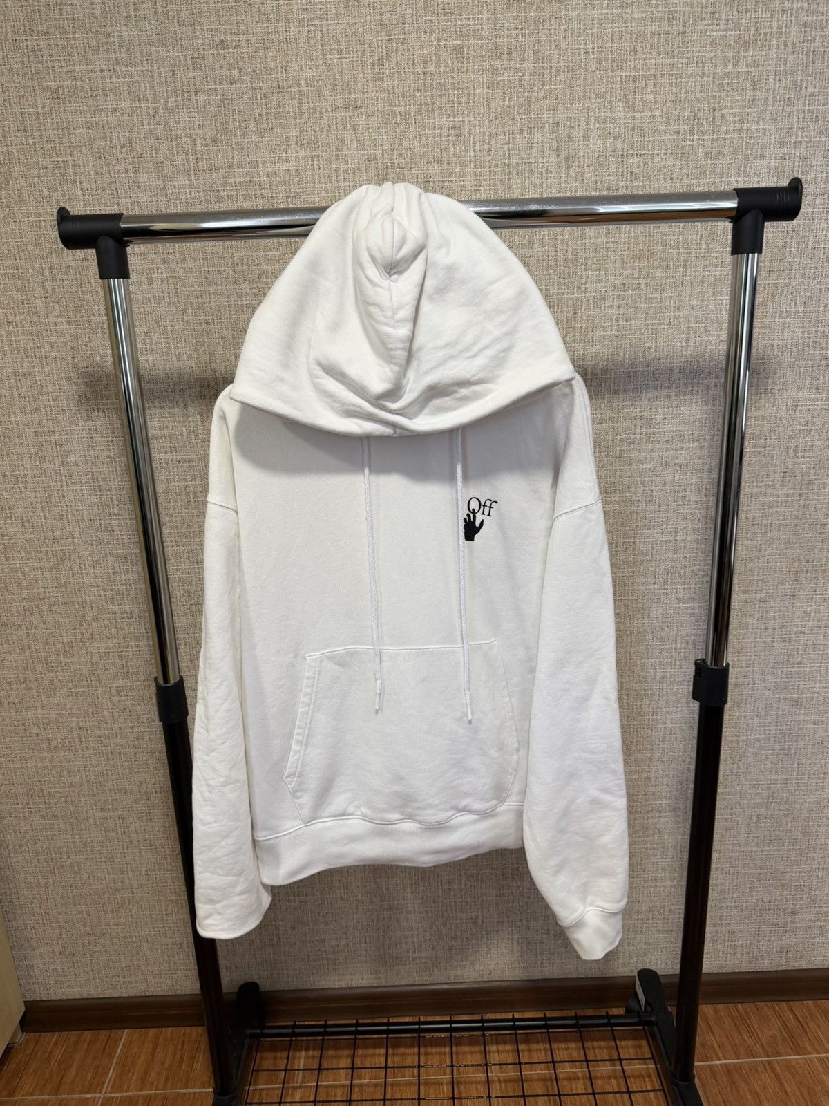 Off-White OFF WHITE CARAVAGGIO PAINTING WHITE HOODIE Size US L / EU 52-54 / 3 - 2 Thumbnail