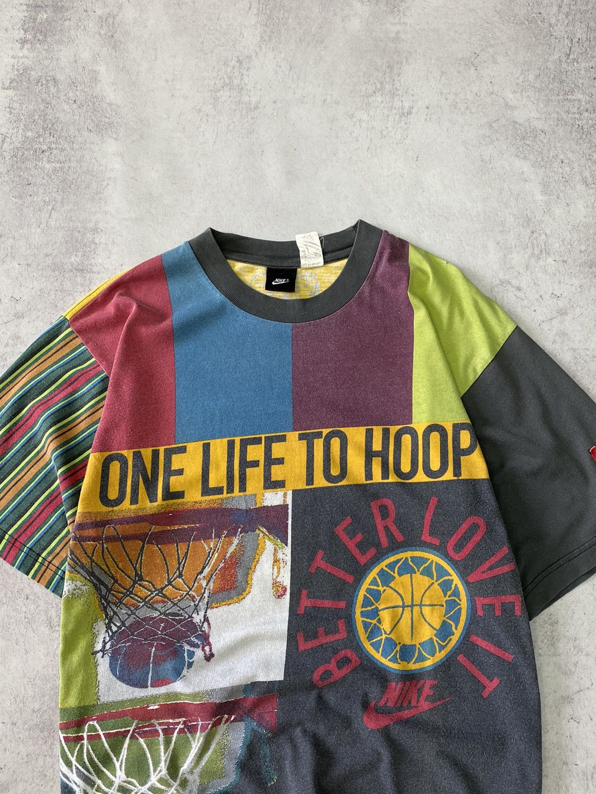 Vintage Nike One Life To Hoop Basketball NBA Alley Hoops