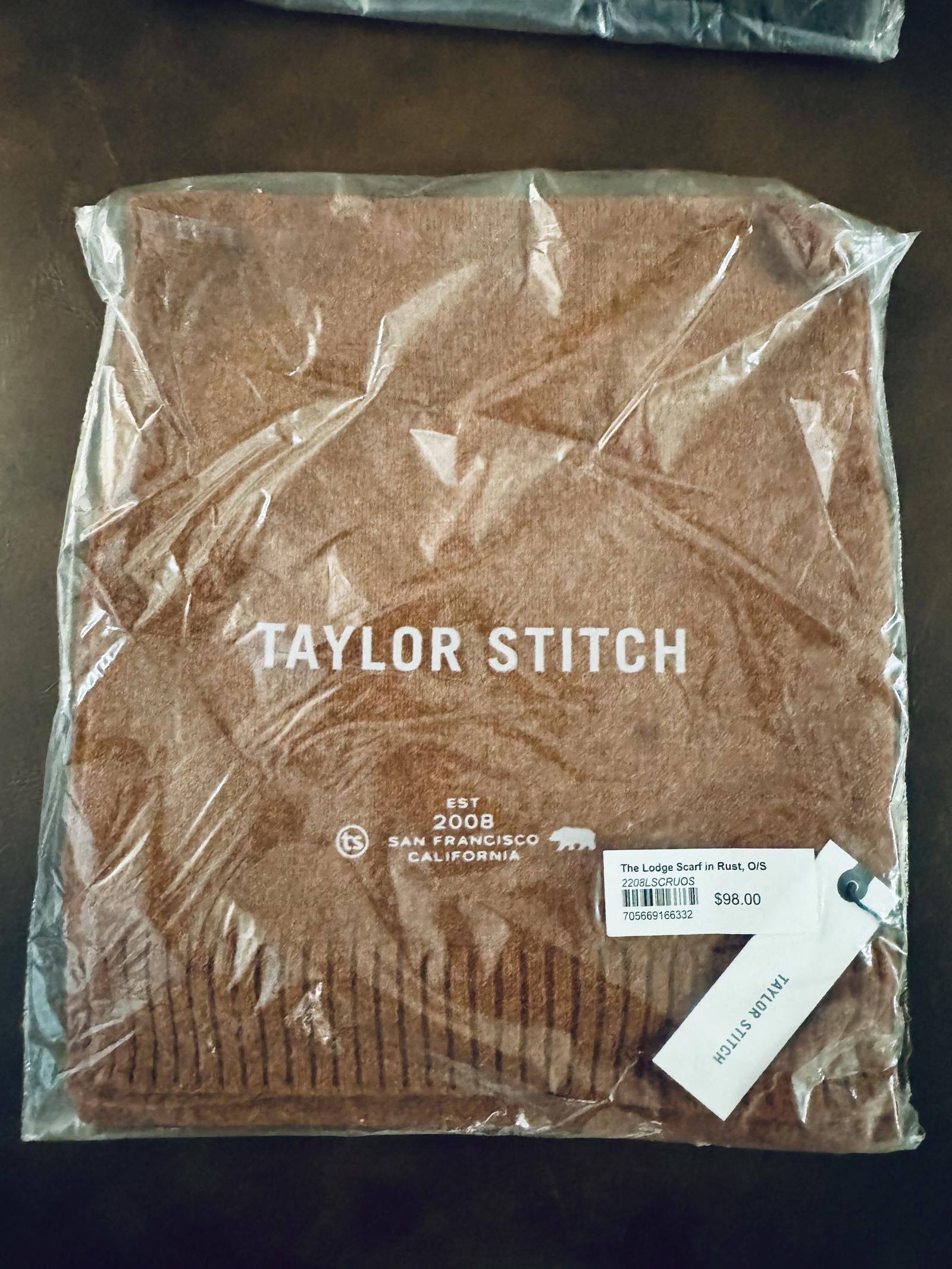 Designer The Lodge Scarf in Rust Size ONE SIZE - 1 Thumbnail