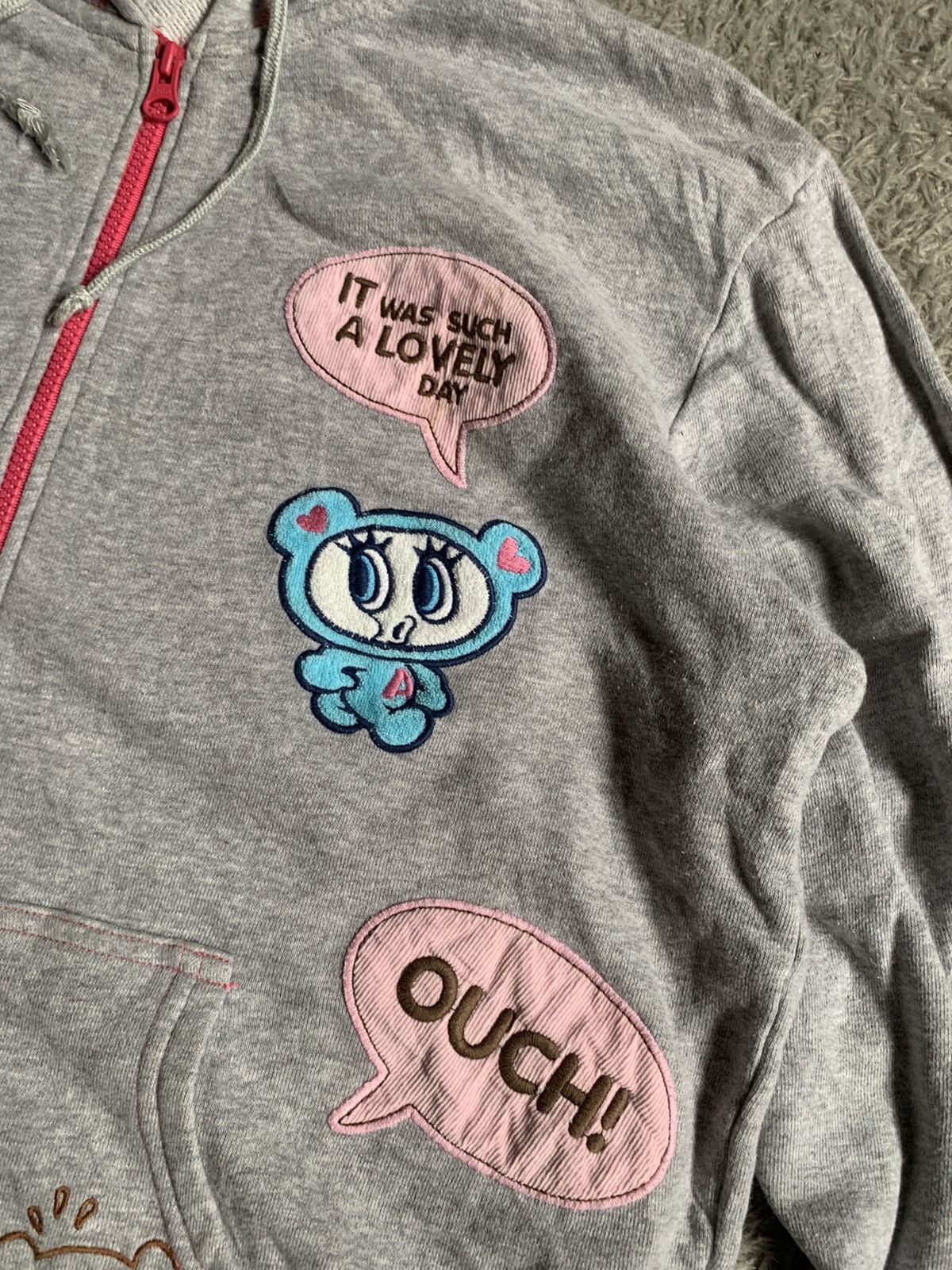 Angel Blue Vintage Angel Blue Zip Hoodie Size L / US 10 / IT 46 - 5 Thumbnail