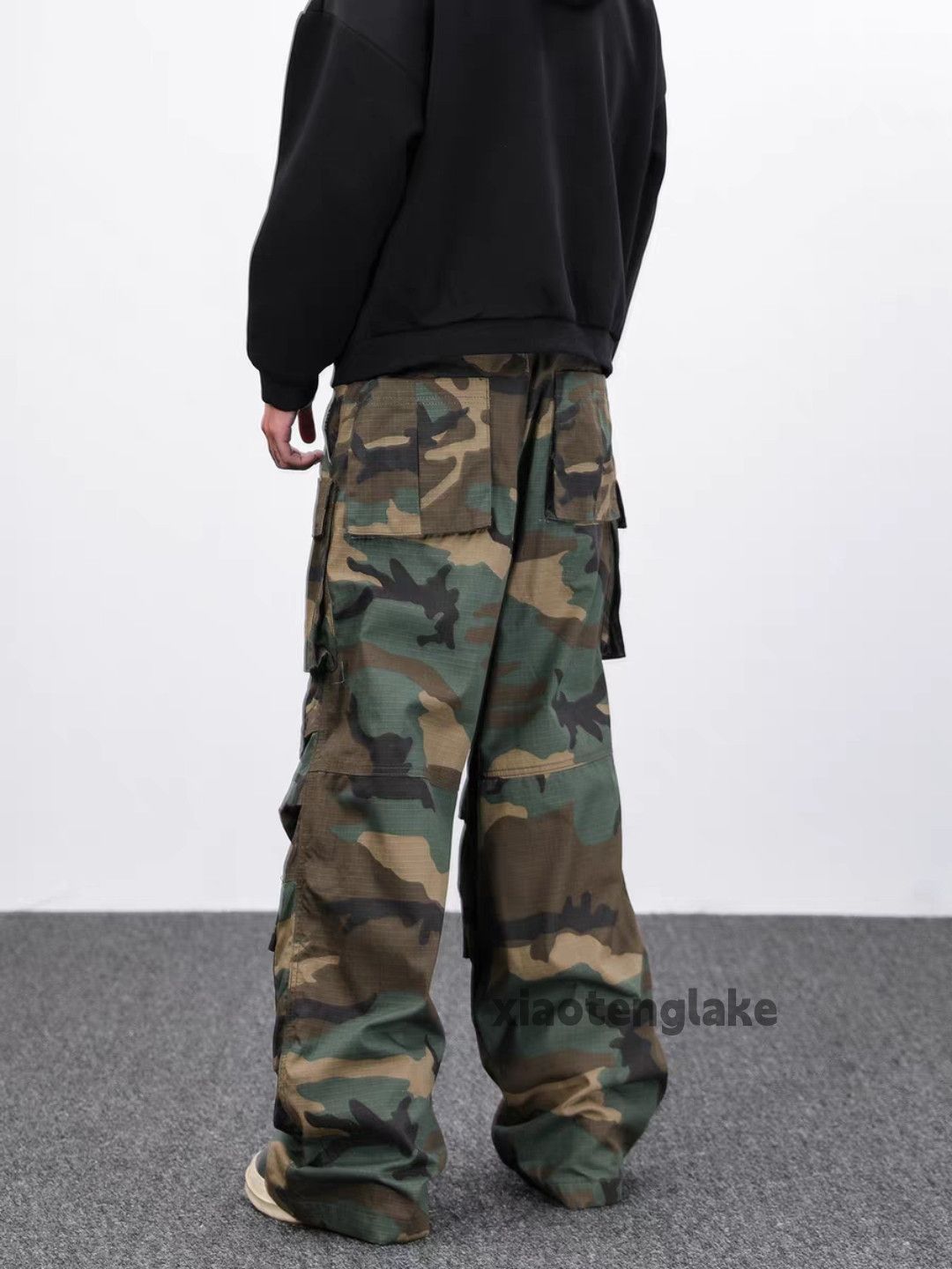 Vintage ltx supreme Stussy kith loose baggy opium camo cargo pants Size US 34 / EU 50 - 6 Thumbnail