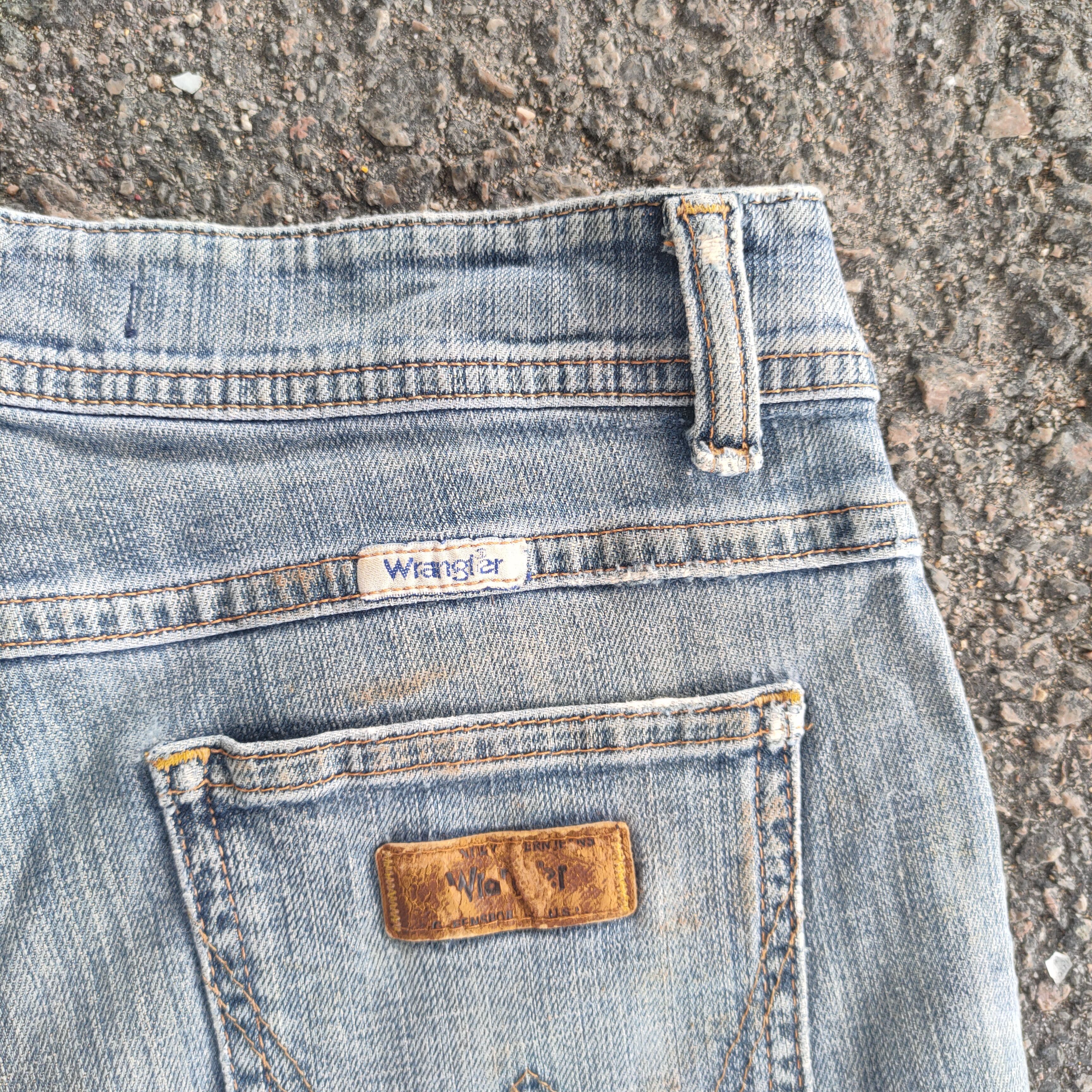 Wrangler FLARE VINTAGE WRANGLER FADED JEANS DENIM PANTS Size US 30 / EU 46 - 10 Thumbnail