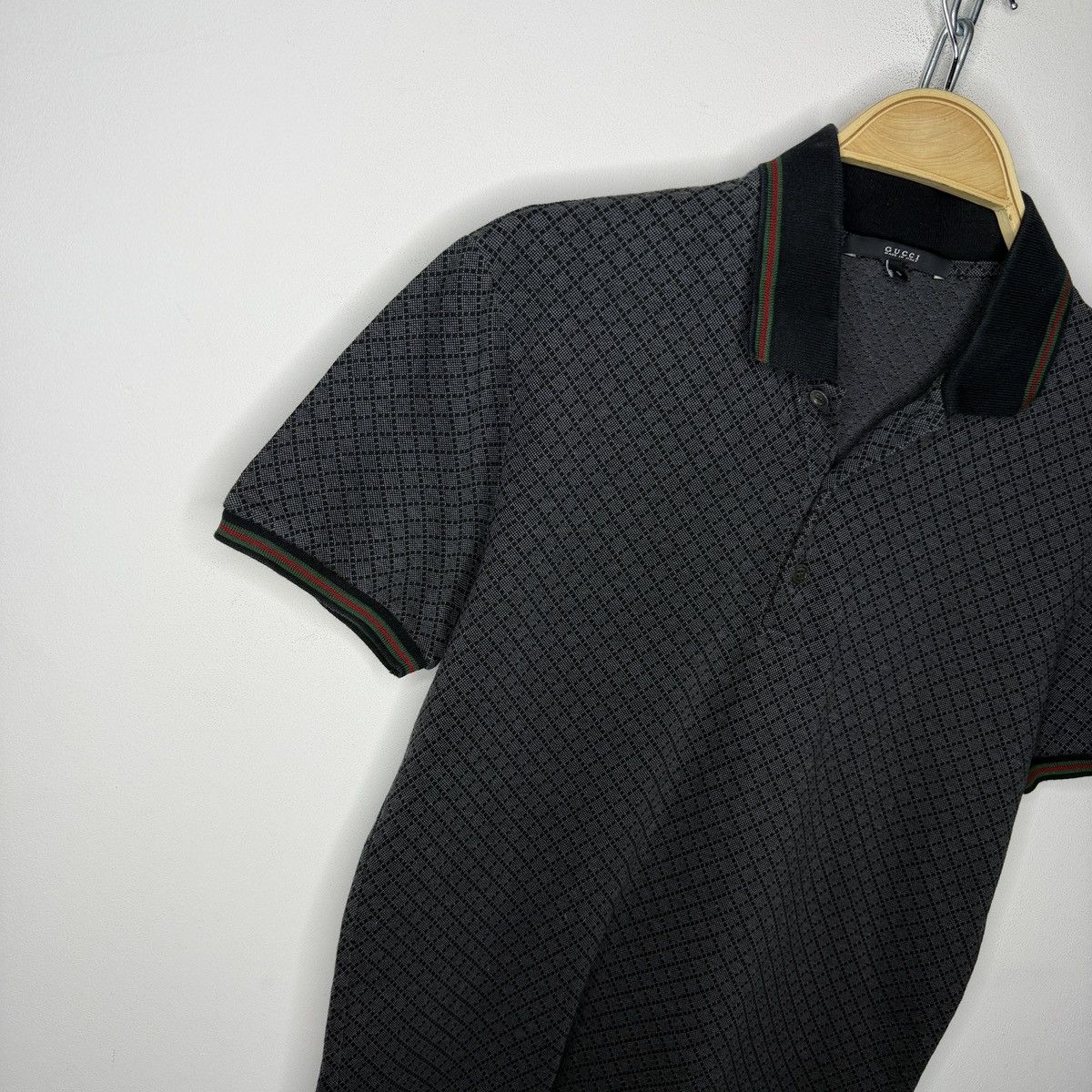 Gucci Gucci Diamond Pattern Polo Size US S / EU 44-46 / 1 - 3 Thumbnail
