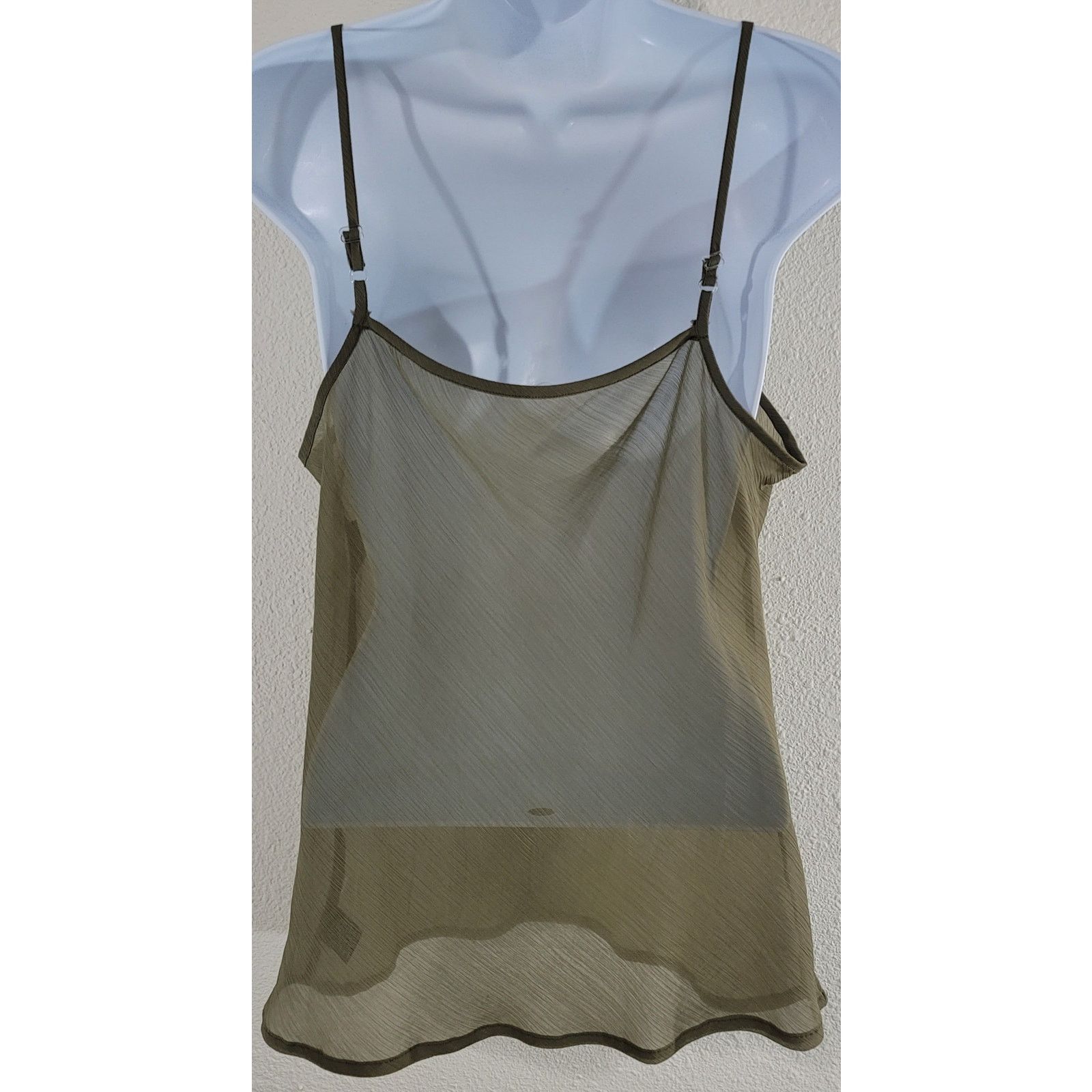 Other Goodclothes Army Green Beaded Tunic And Camisole Shirt S Size S / US 4 / IT 40 - 8 Thumbnail