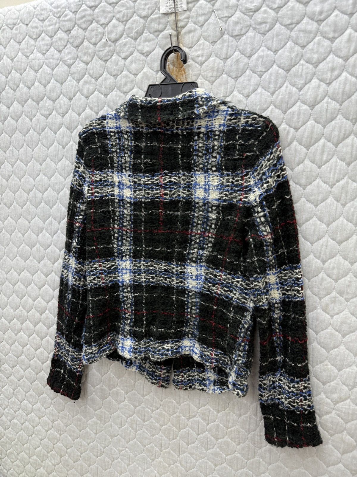 Issey Miyake 🔥🔥🔥ARCHIVE ISSEY MIYAKE SUNAO KUWAHARA TWEED KNIT JACKET Size S / US 4 / IT 40 - 11 Thumbnail