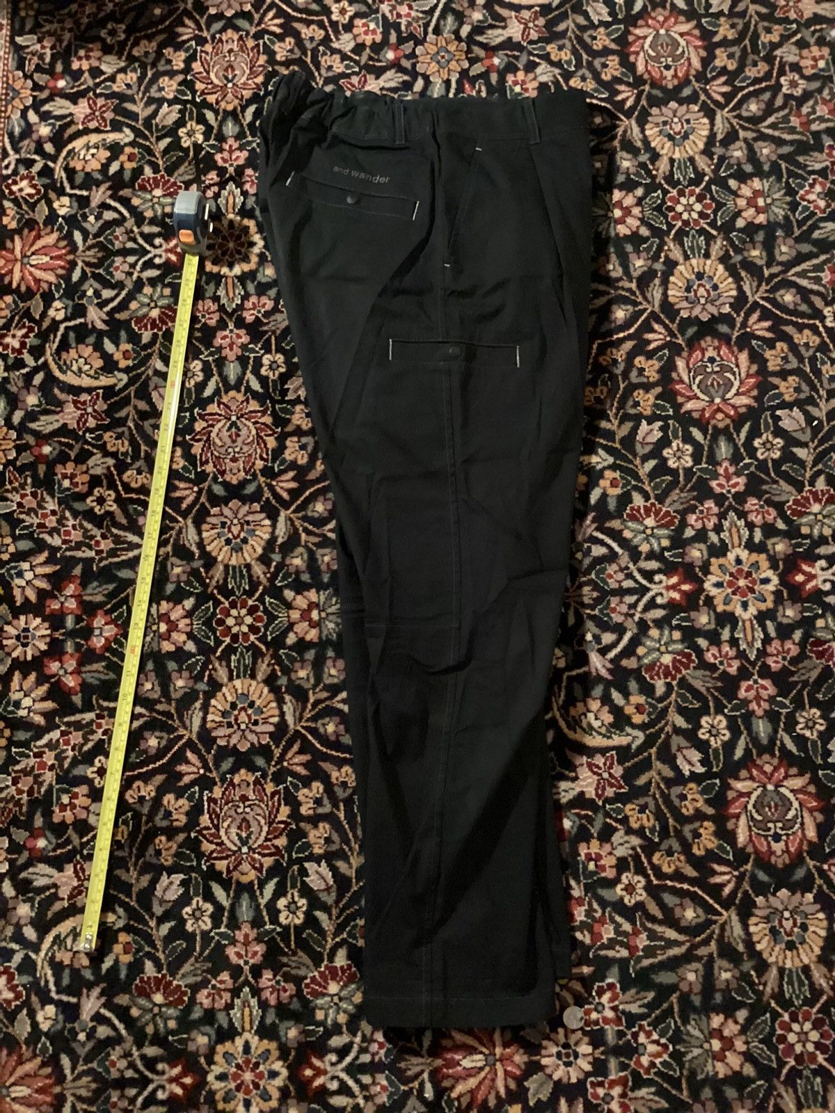 And Wander and Wader - Elasticized Black Cargo Pants - Size 3 Size US 32 / EU 48 - 3 Thumbnail