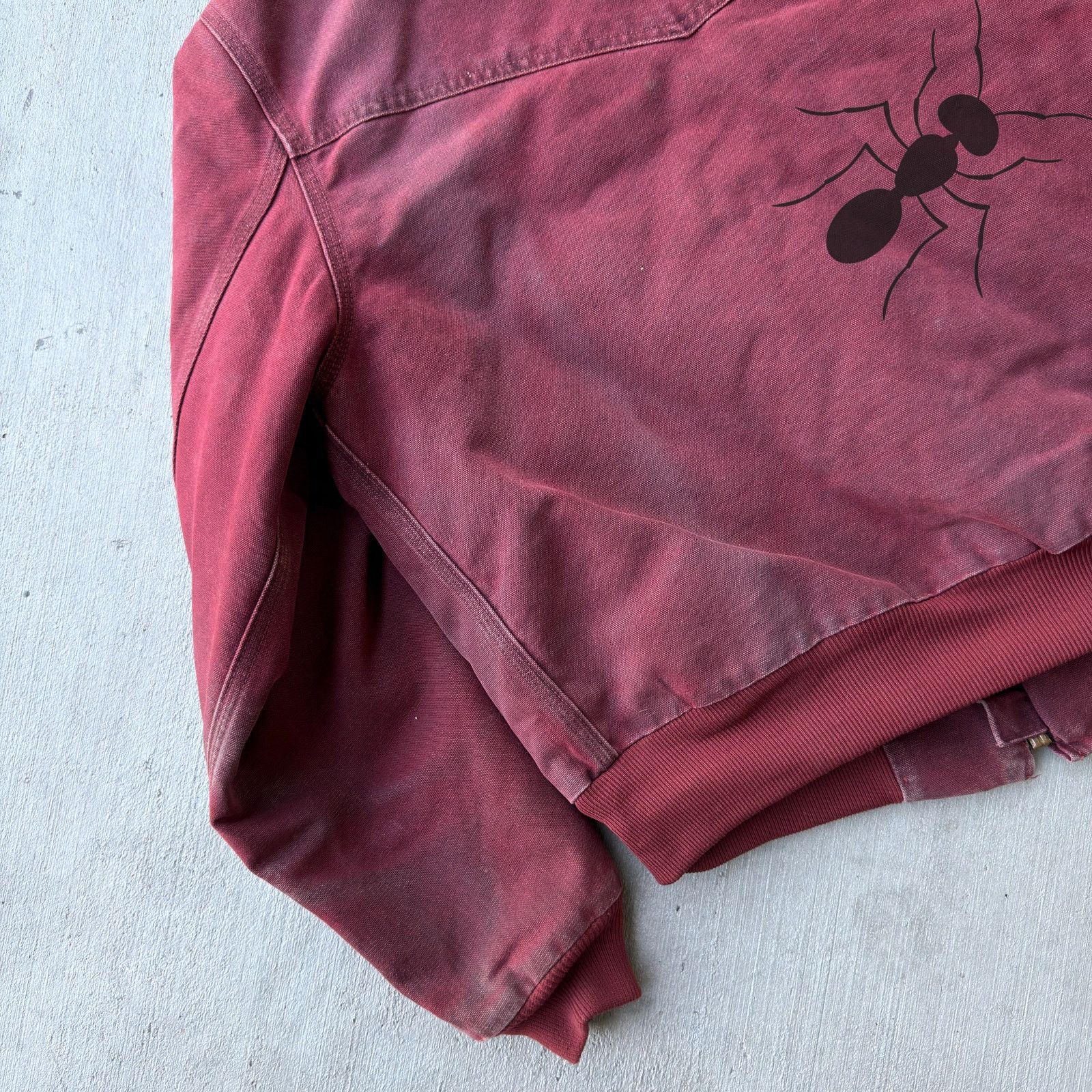 Carhartt × Vintage Carhartt red Santa Fe work wear jacket Size US L / EU 52-54 / 3 - 7 Thumbnail