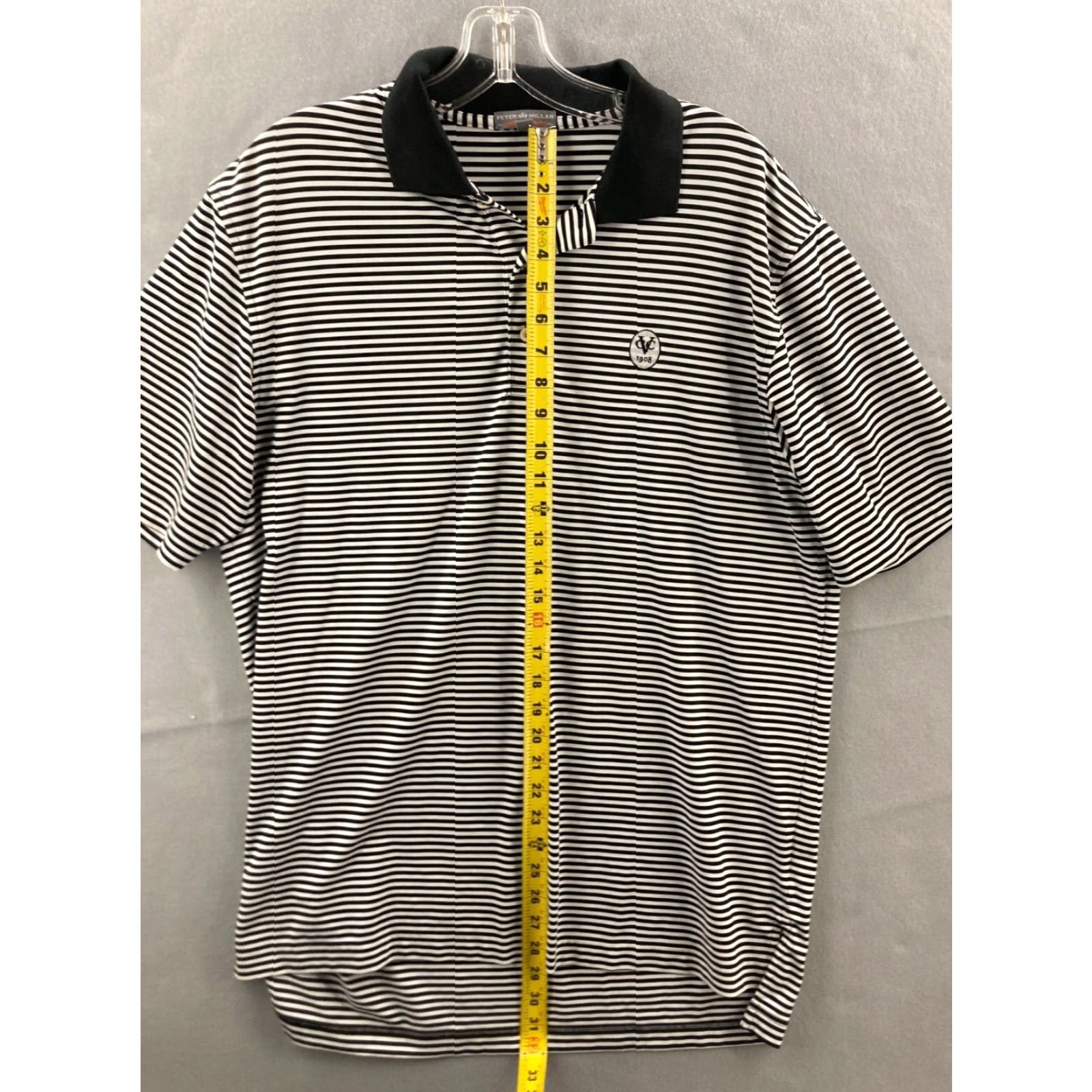 Peter Millar Peter Millar Summer Comfort Polo Shirt Mens Medium Striped Golf Activewear Size US M / EU 48-50 / 2 - 4 Thumbnail